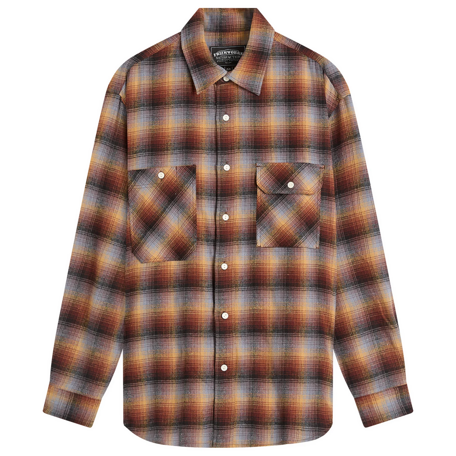 FrizmWORKS Flannel Check Work Shirt