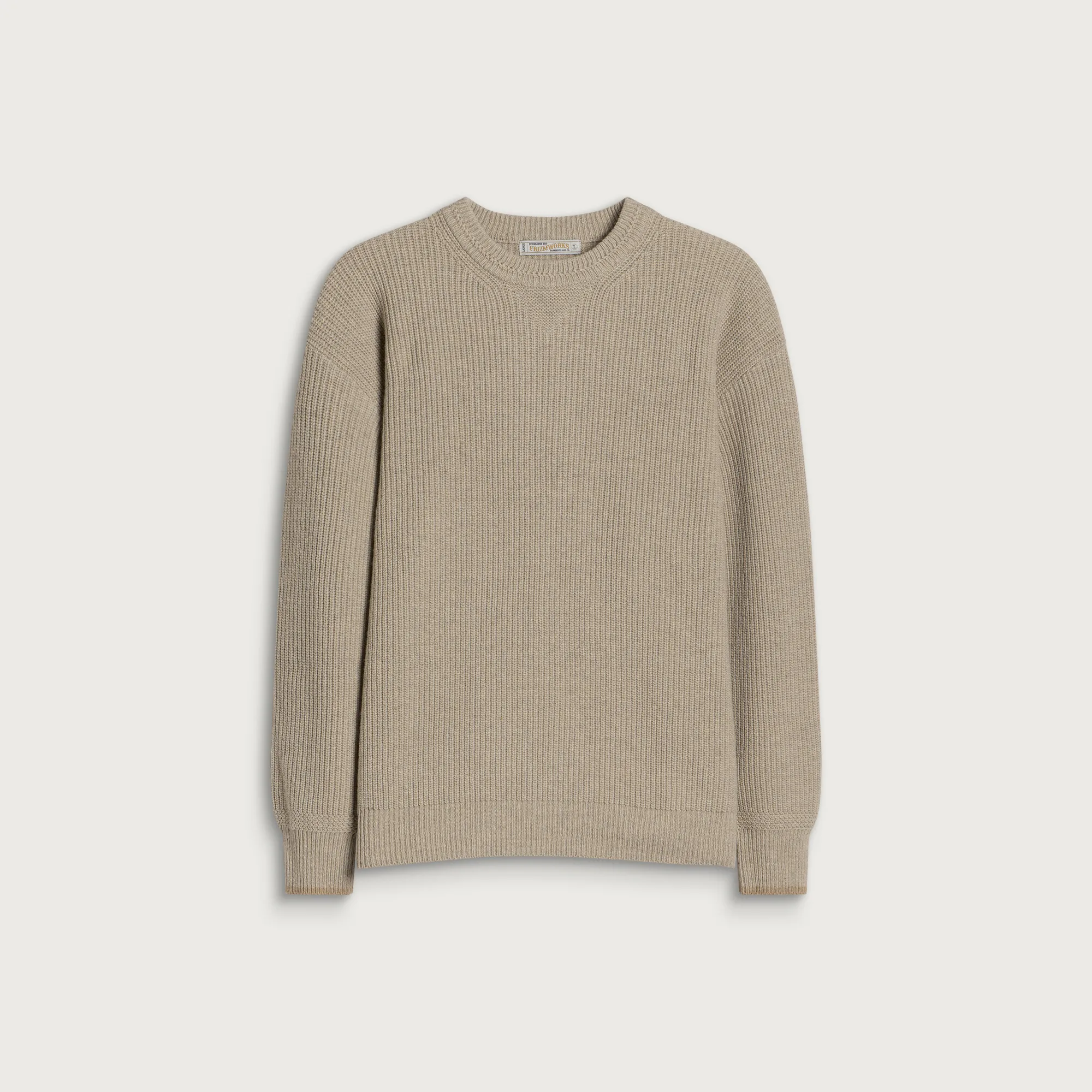 FrizmWORKS Patch Round Knit Jumper