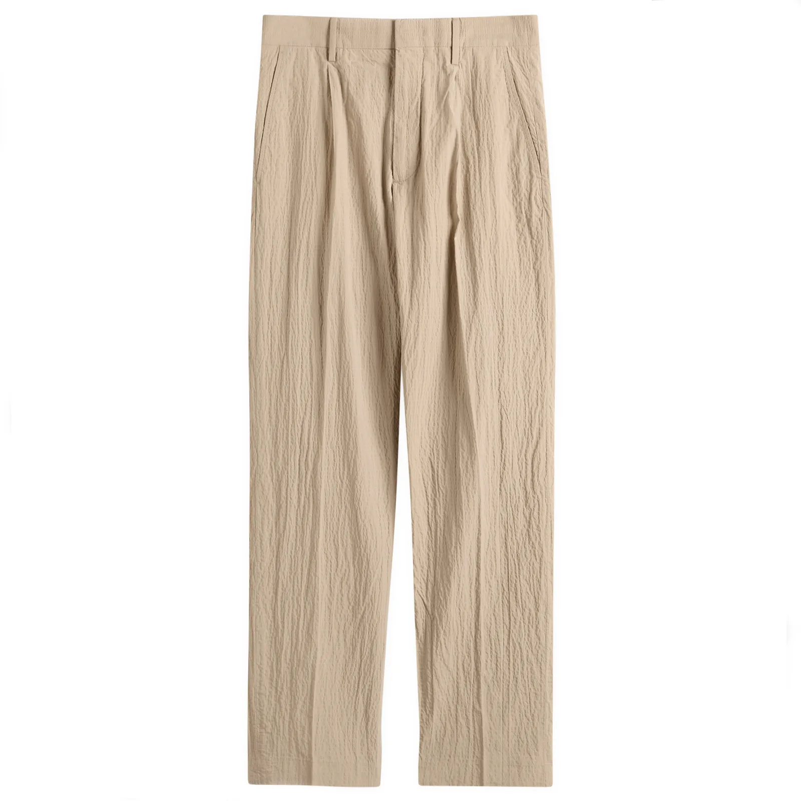 NN07 Bill Pleated Seersucker Trousers