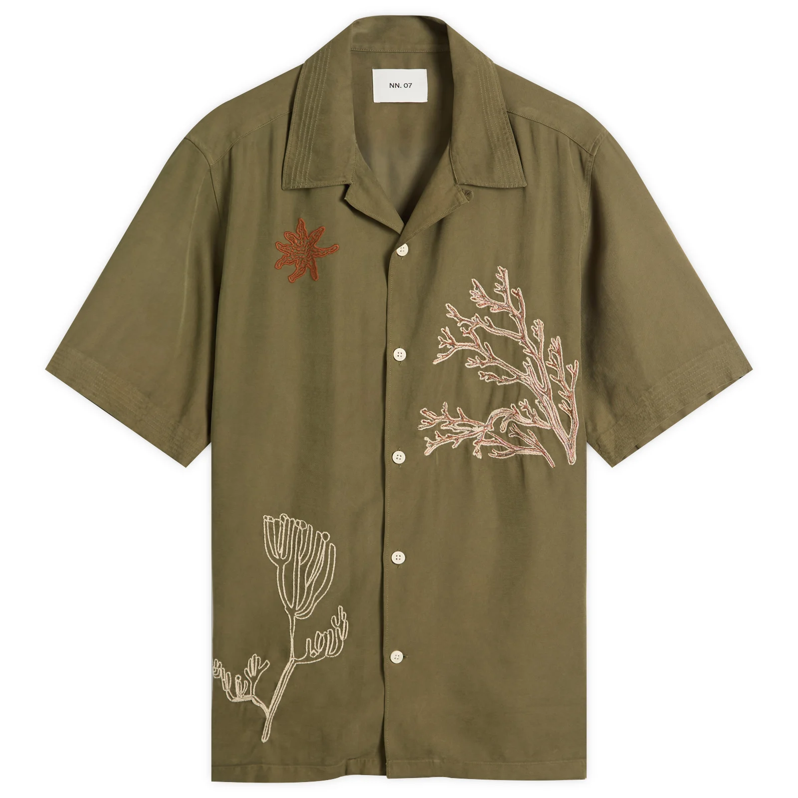 NN07 Julio Embroidered Short Sleeve Shirt