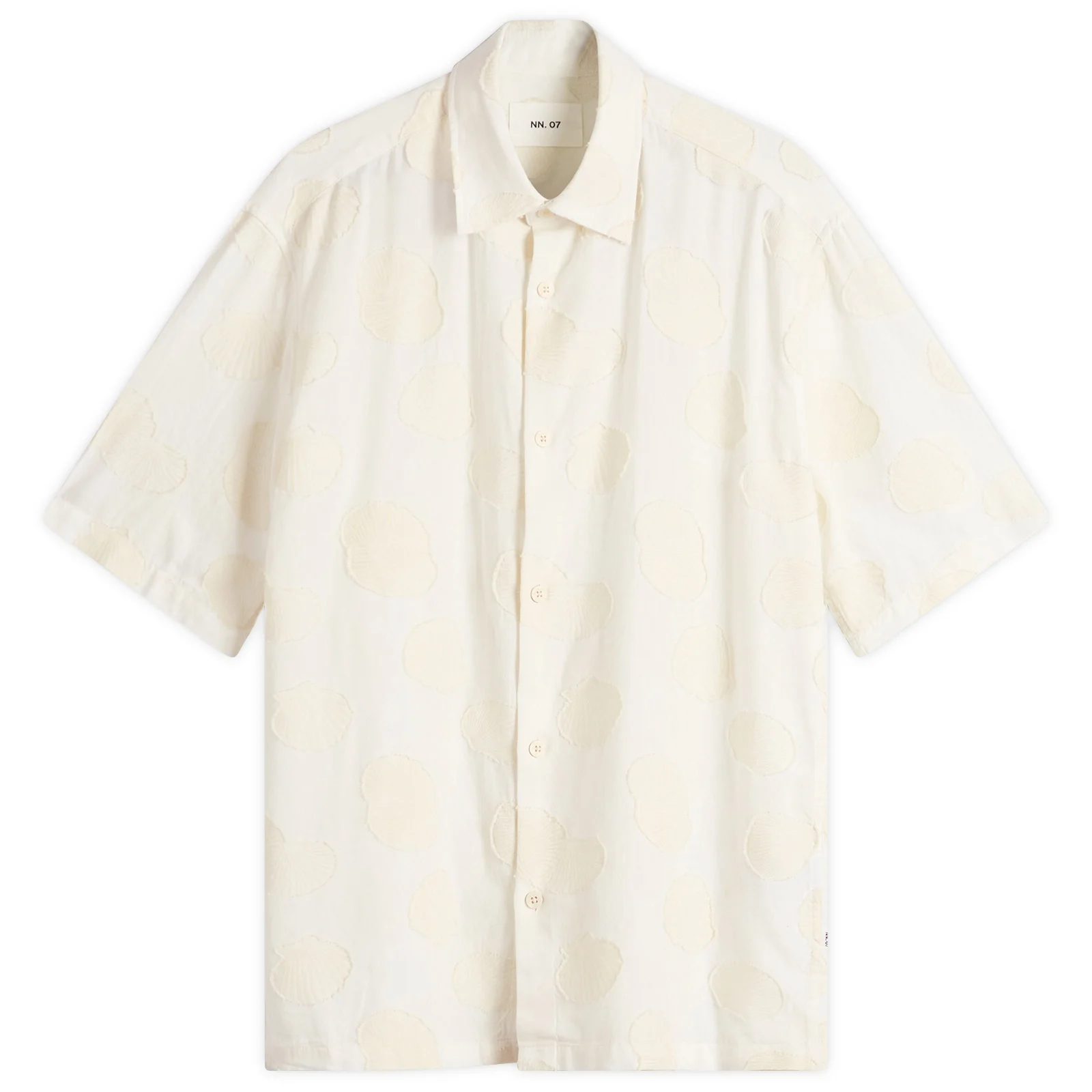 NN07 Freddy Jacquard Shell Short Sleeve Shirt