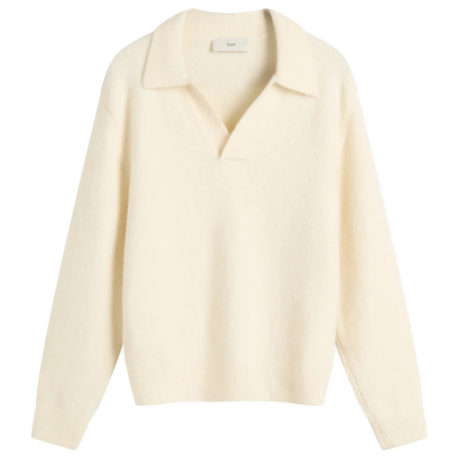 Dunst Open Collar Knit Jumper
