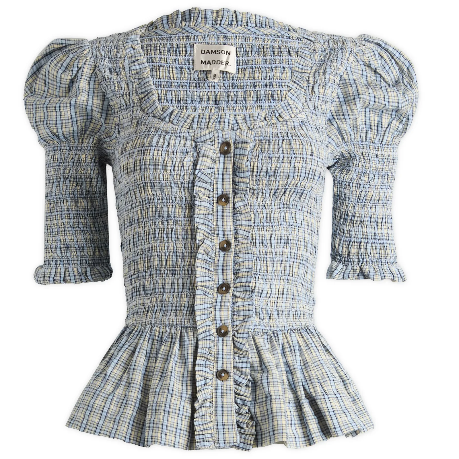 Damson Madder Mansi Shirred Blouse