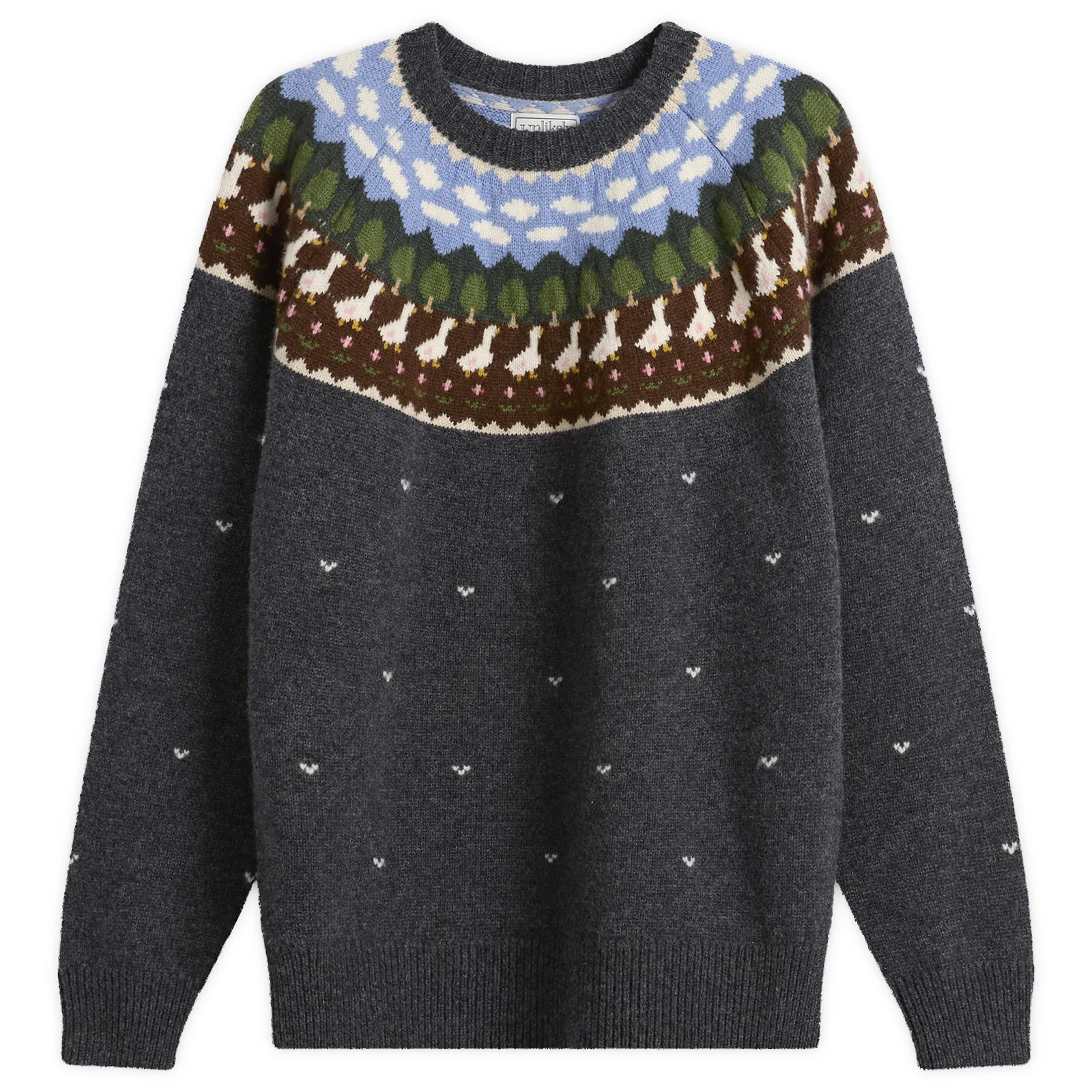 Unlikely Dry Goods Fair Isle Duck Knit Sweater