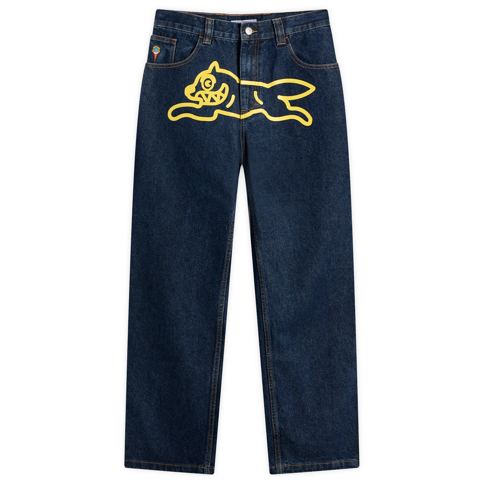 ICECREAM Running Dog Loose Straight Jeans