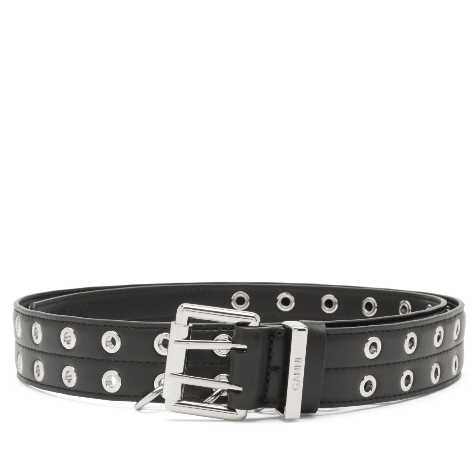 GANNI Double Eyelet Belt