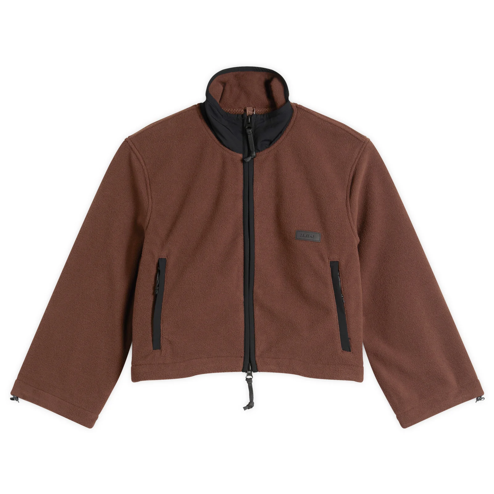 SKIMS Fleece Lounge Shrunken Zip Up Jacket