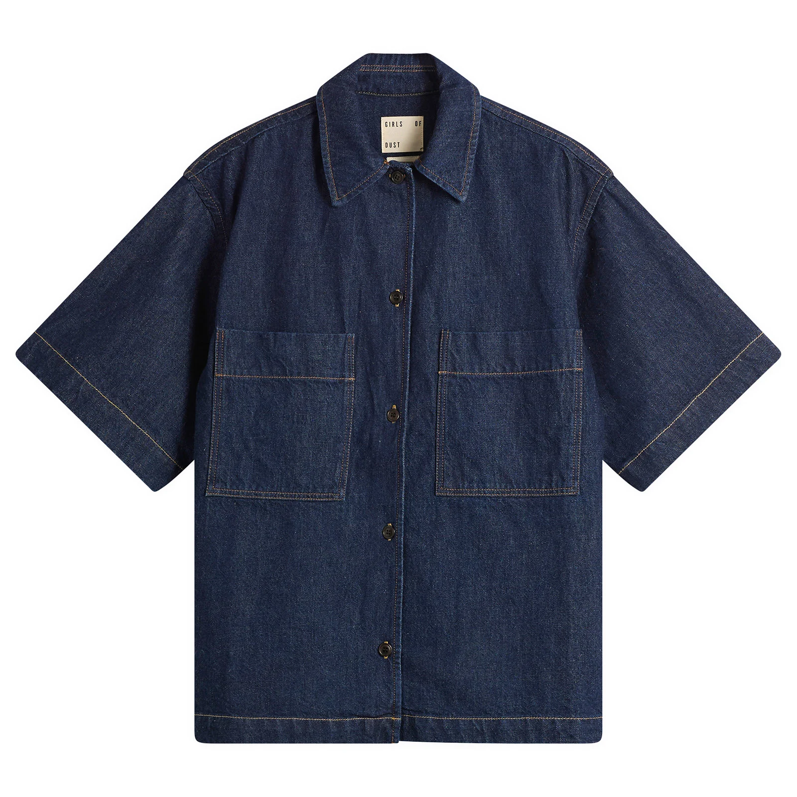 Girls of Dust Okinawa Denim Short Sleeve Shirt
