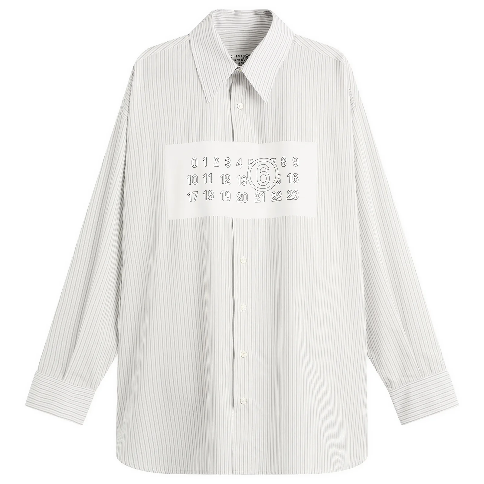 MM6 Maison Margiela Pull Over Stripe Shirt