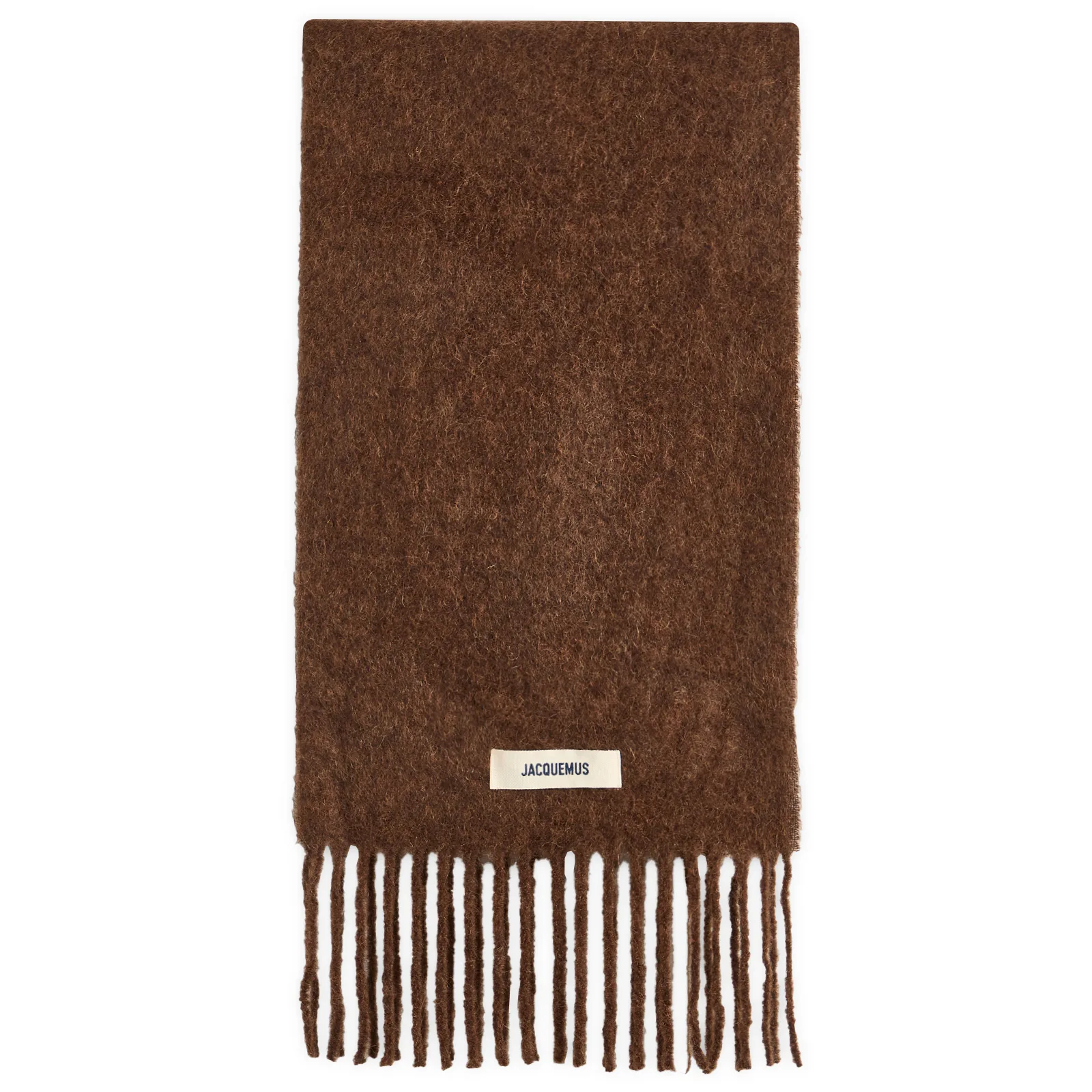 Jacquemus Mohair Alpaca Grosgrain Logo Scarf