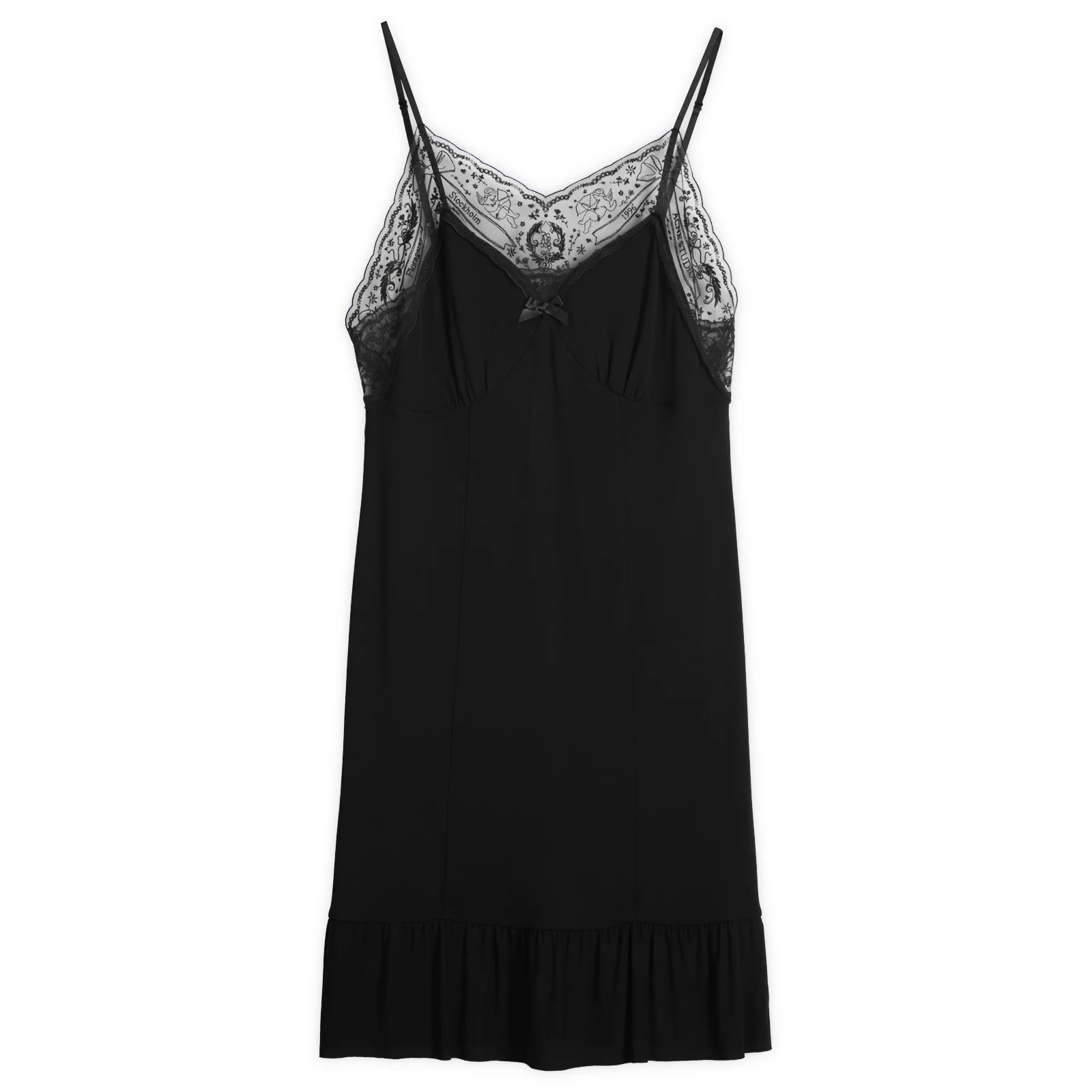 Acne Studios Dafne Crepe Slip Dress