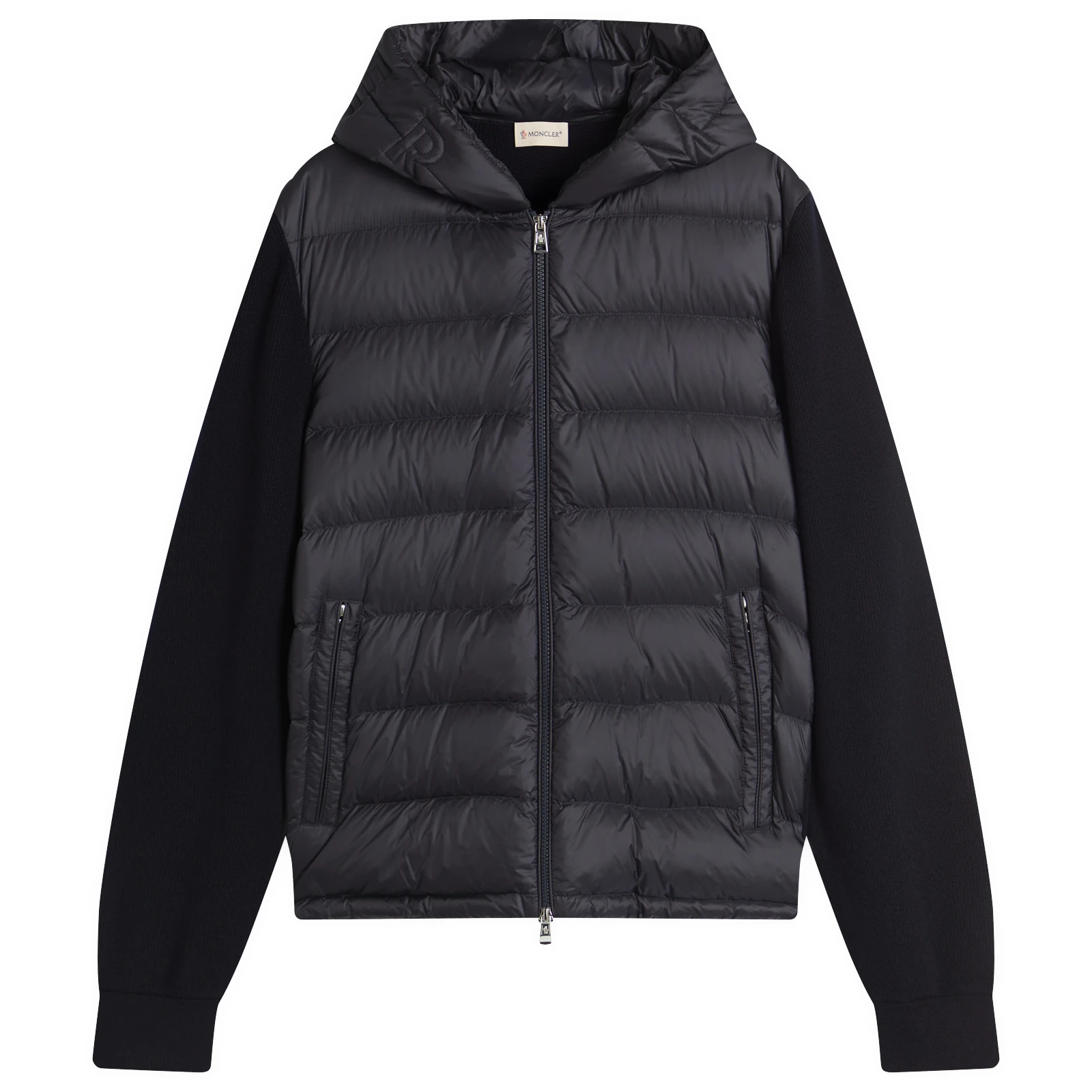Moncler Hybrid Zip Through Hooded Jacket
