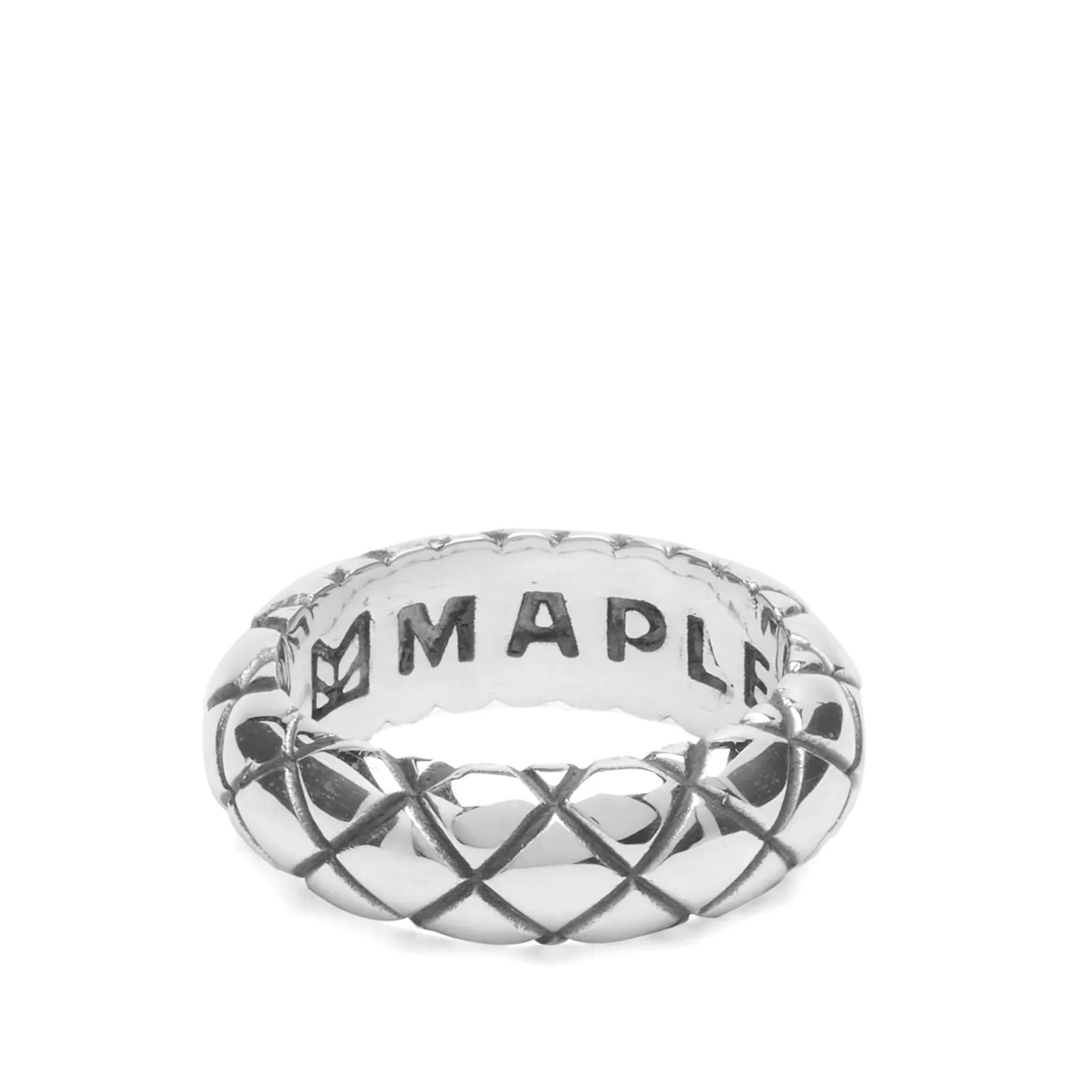 Maple Quilted Band Ring