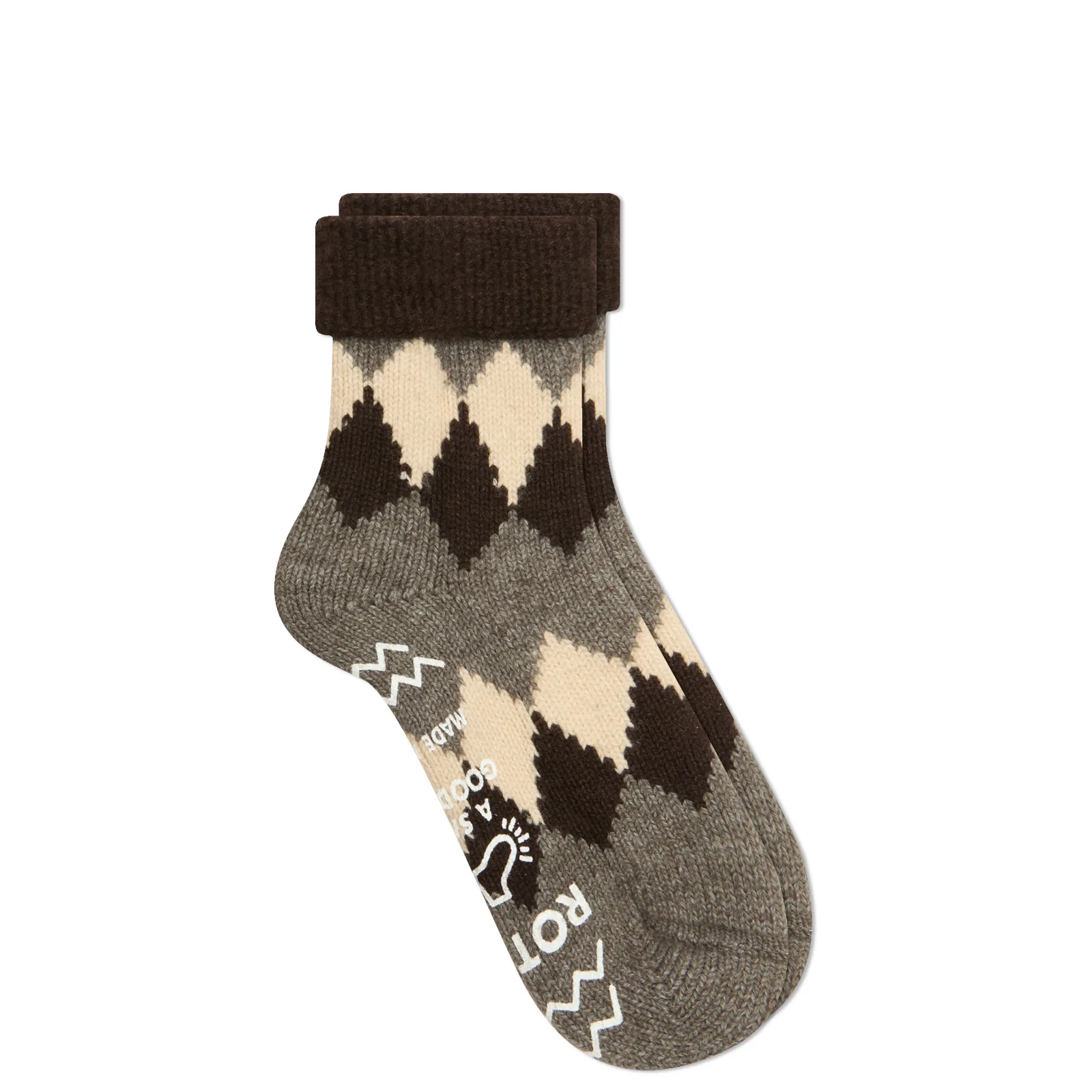 RoToTo Diamond Comfy Room Sock
