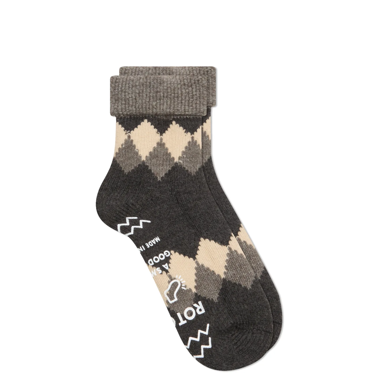 RoToTo Diamond Comfy Room Sock