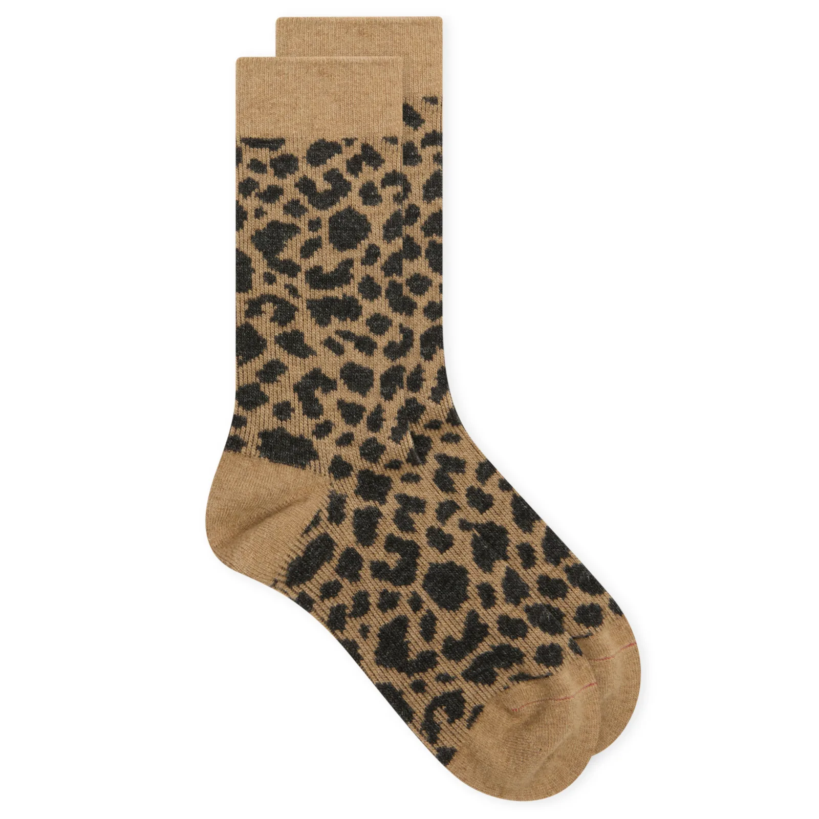 RoToTo Leopard Pattern Merino Sock