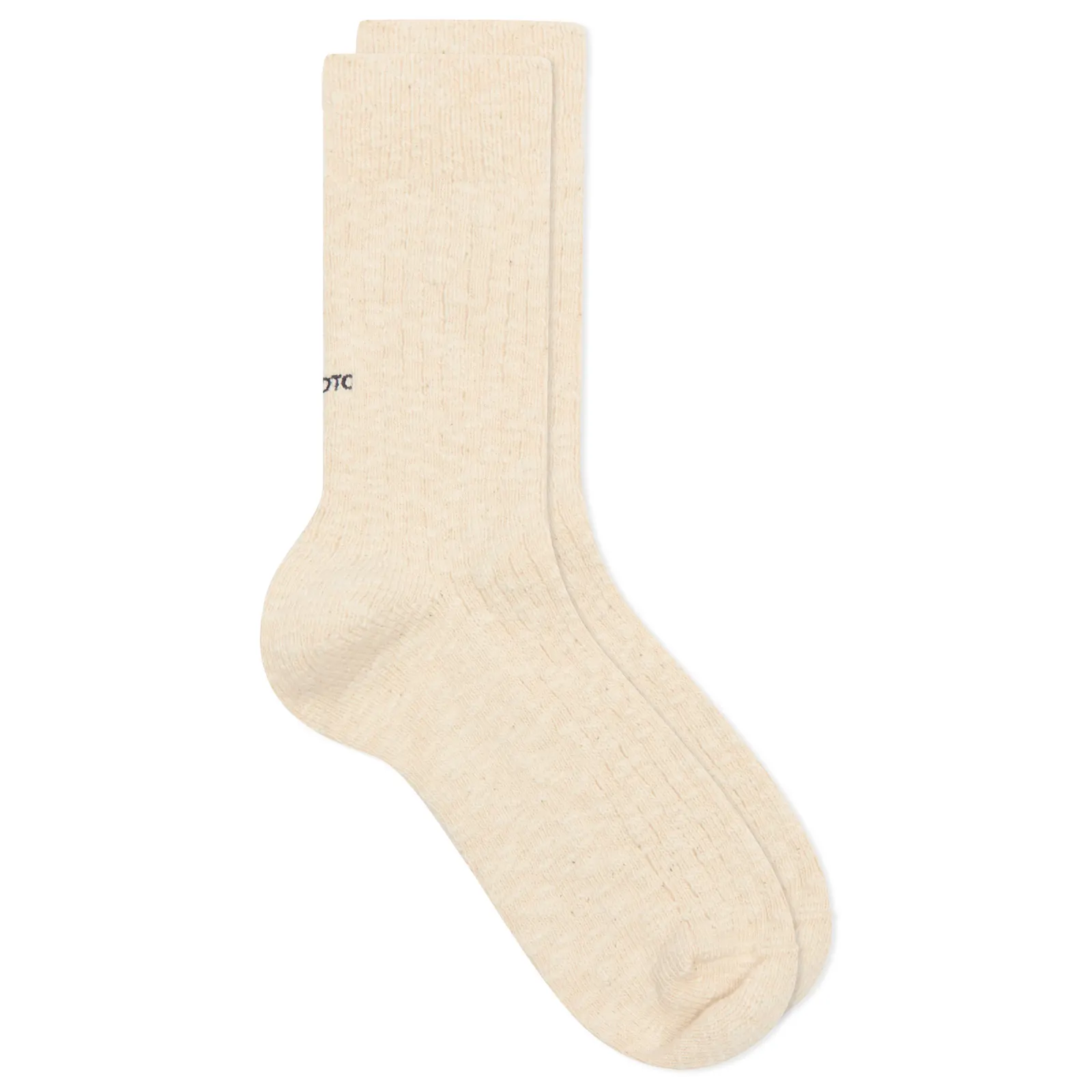 RoToTo Organic Cotton Slub Crew Sock