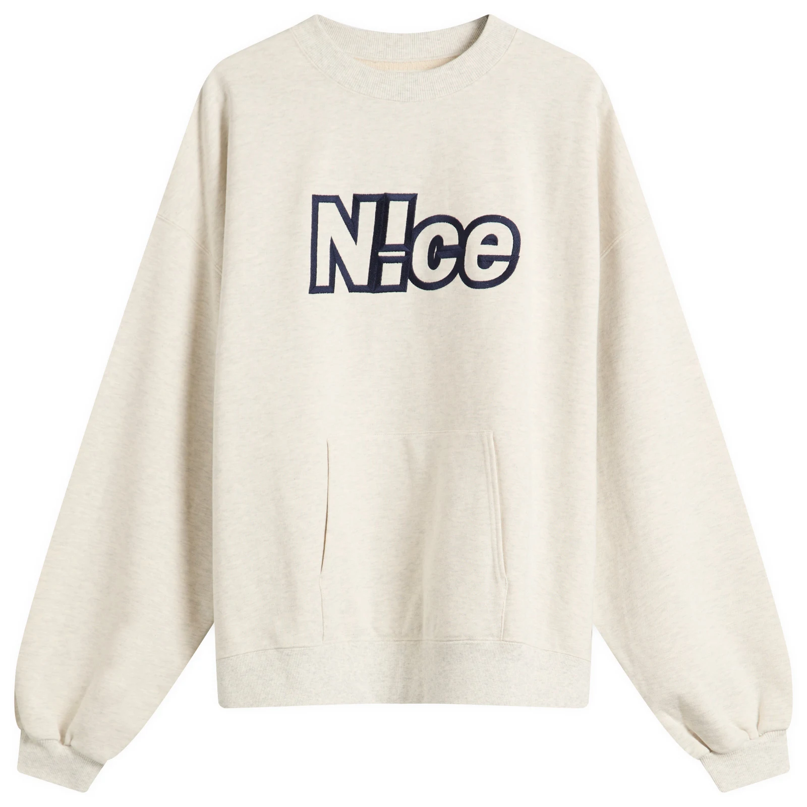 N!ce Embroidered Logo Sweatshirt