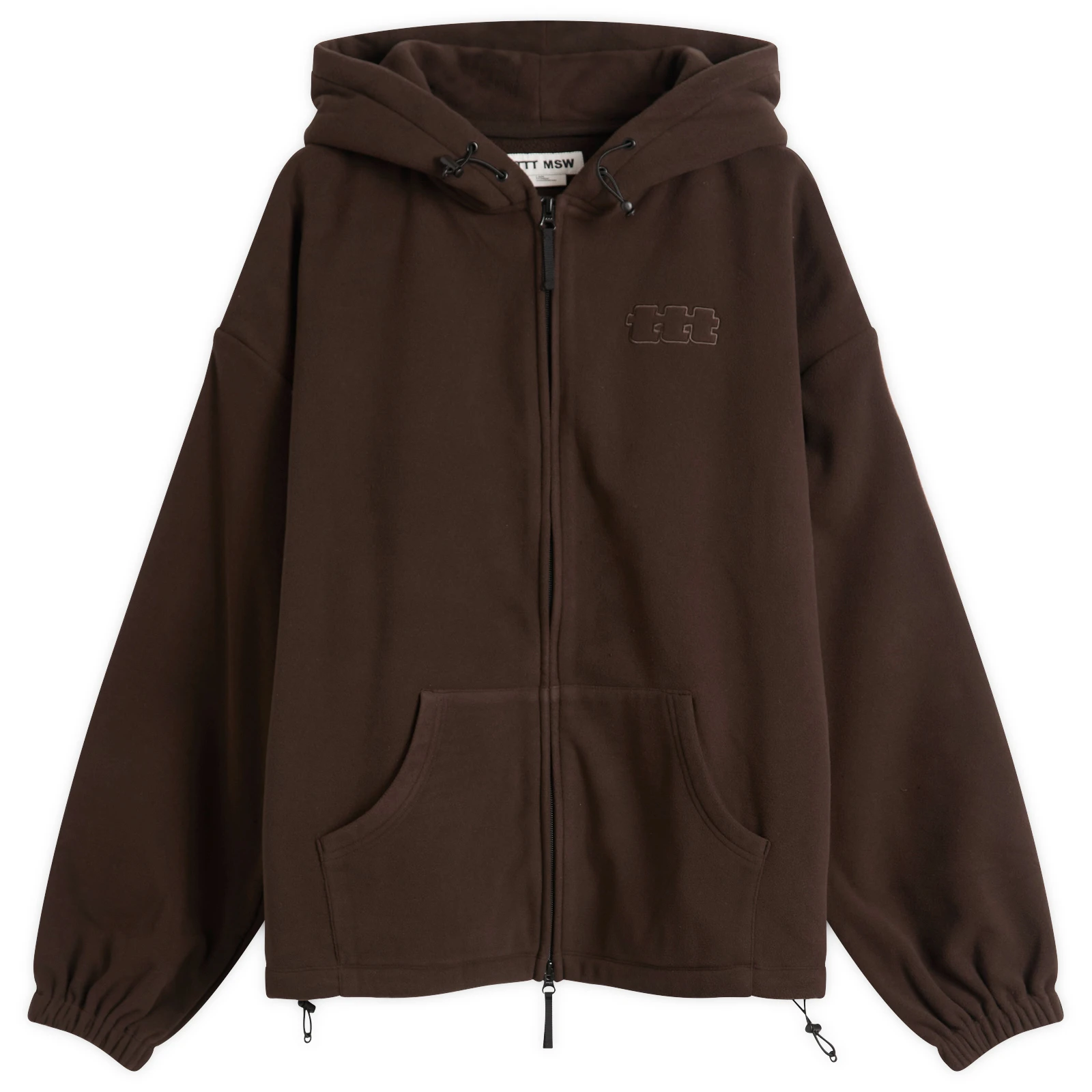 TTT MSW Polartec Logo Fleece Hooded Jacket