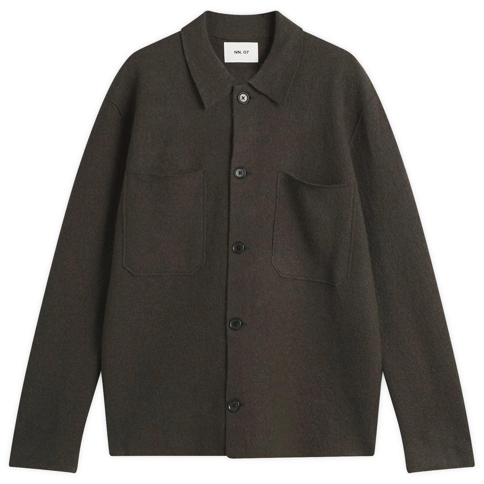 NN07 Jonas Boiled Wool Overshirt