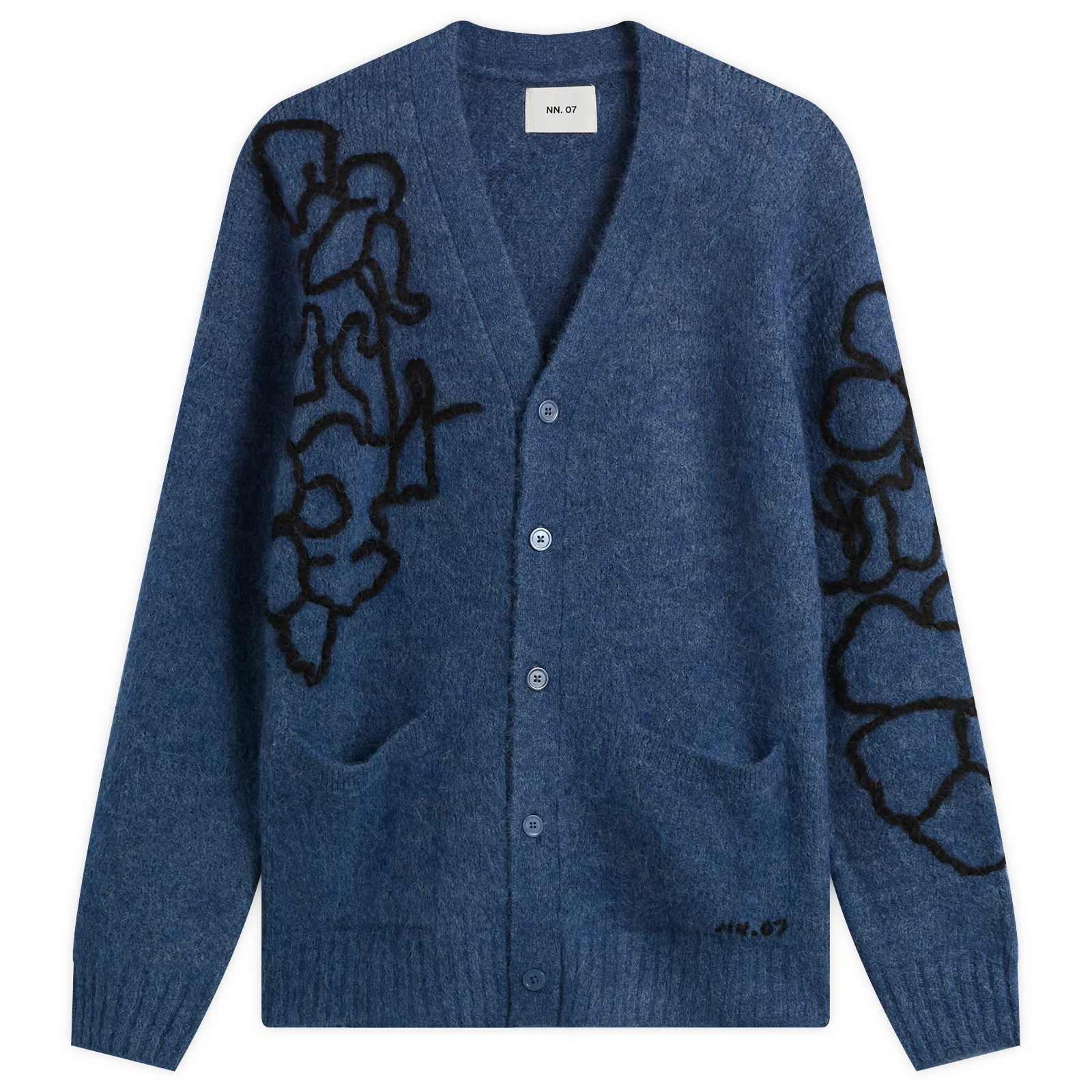NN07 Kyle Floral Pattern Cardigan
