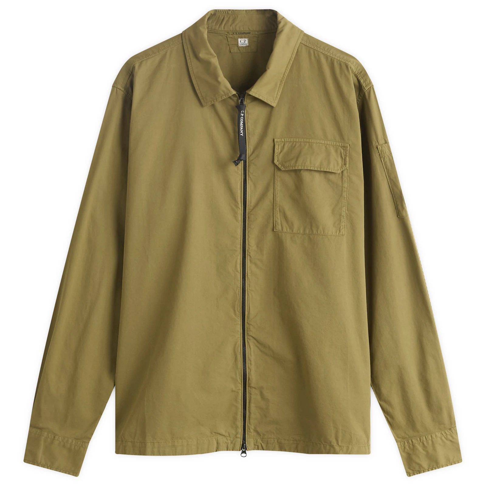 C.P. Company Organic Gabardine Zip Overshirt