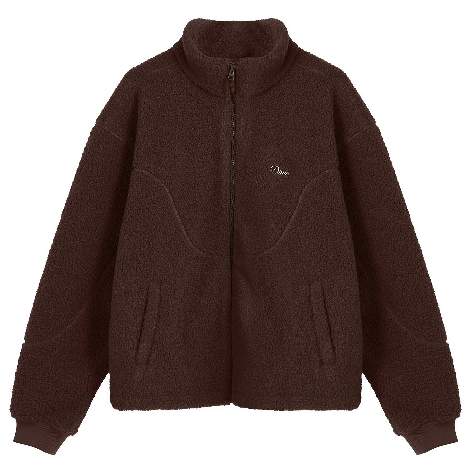 Dime Polar Fleece Sherpa Zip Jacket