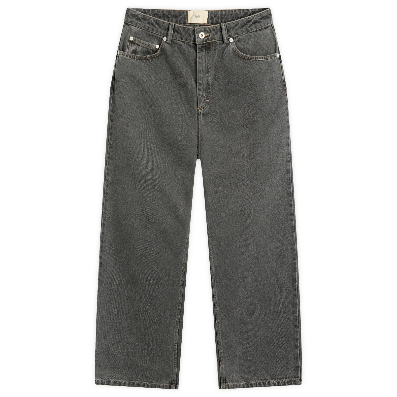 Folk Barrel Leg Jean