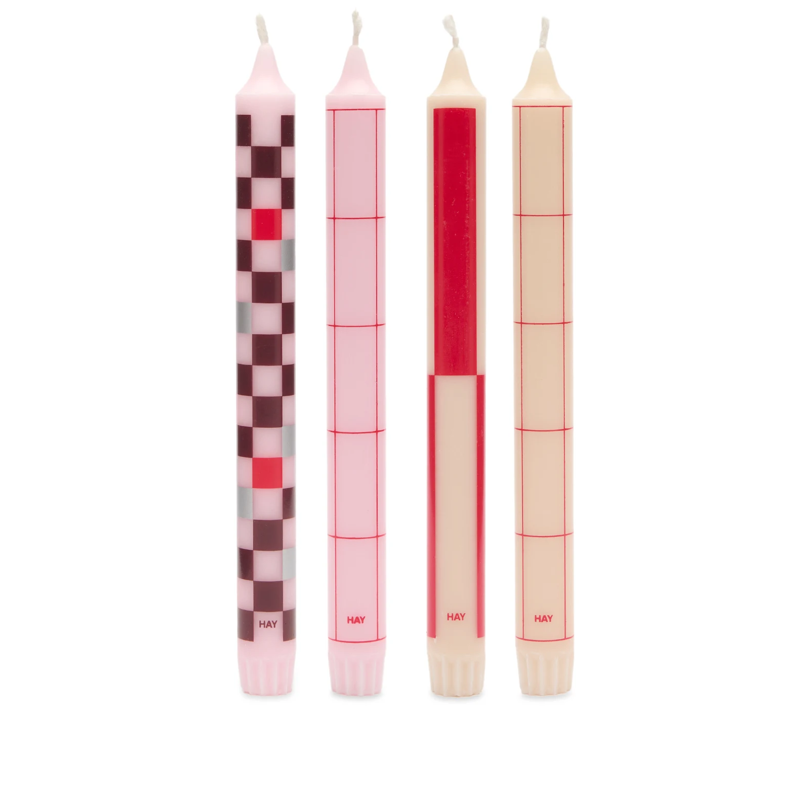 HAY Pattern Candle - Set of 4