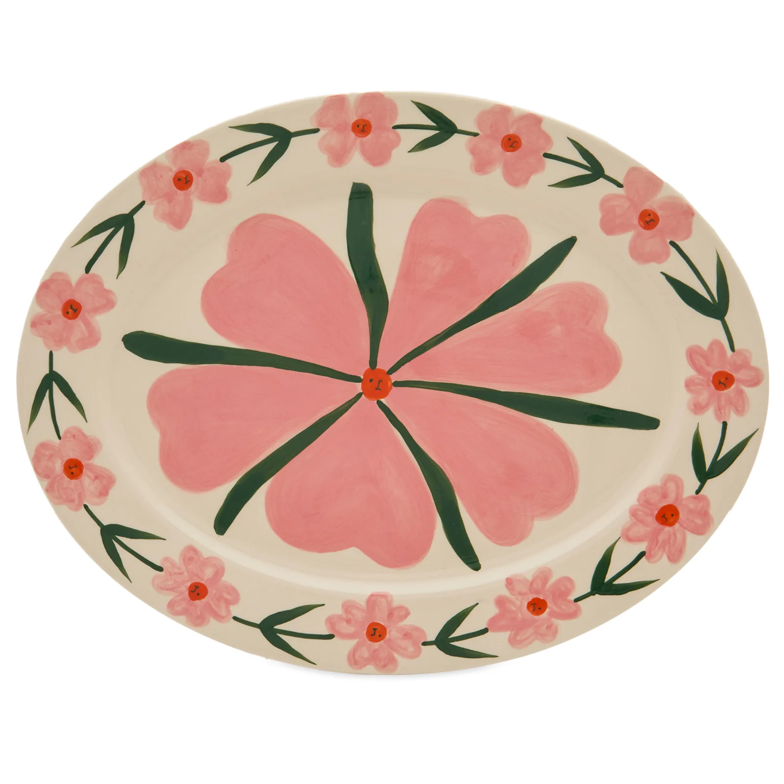 HAY x Emma Kohlmann La Pittura Oval Serving Platter