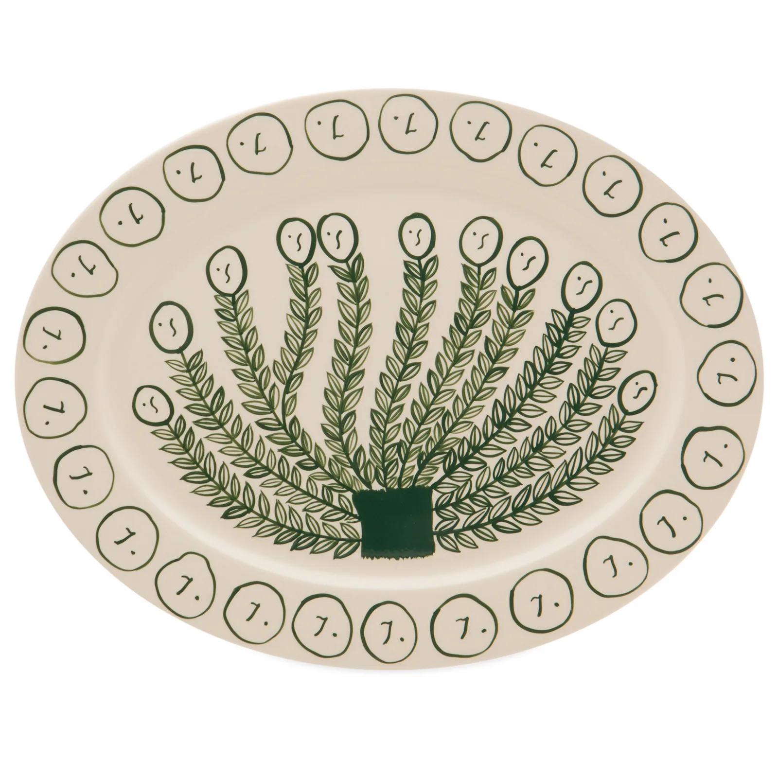 HAY x Emma Kohlmann La Pittura Oval Serving Platter