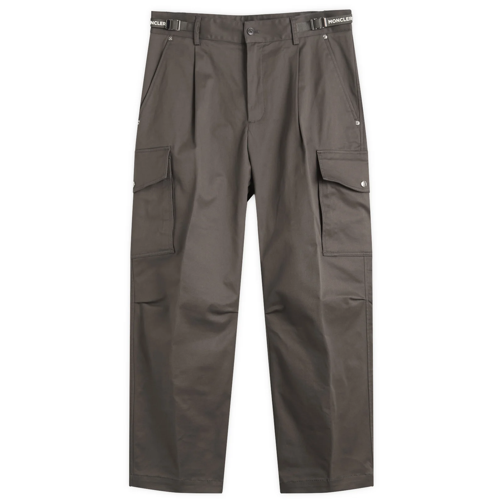 Moncler Gaberdine Cotton Cargo Trousers