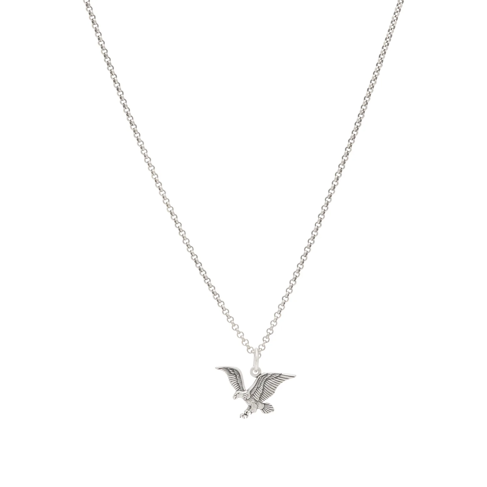 Serge DeNimes Silver Eagle Necklace