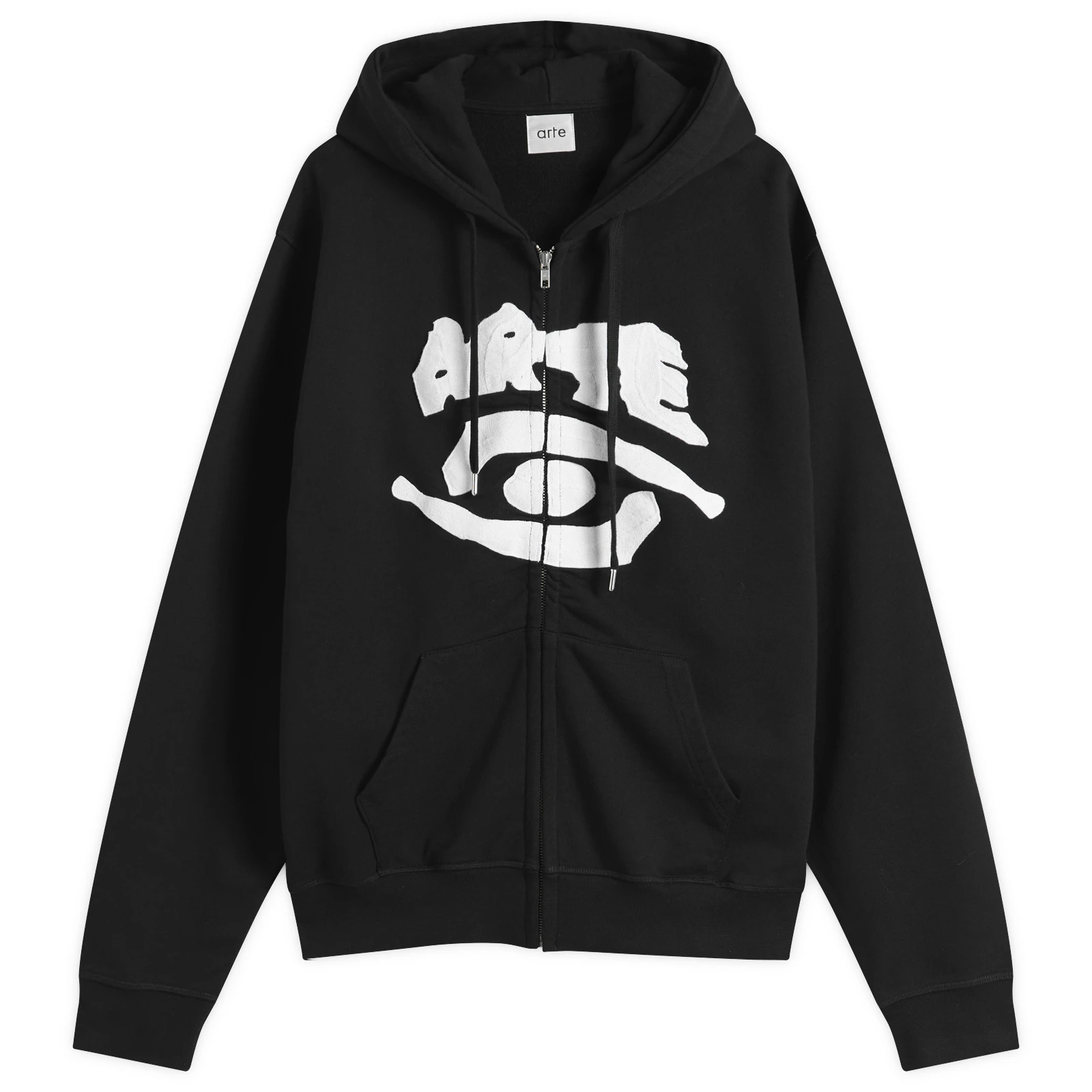 Arte Eyes Front Zip Hoodie