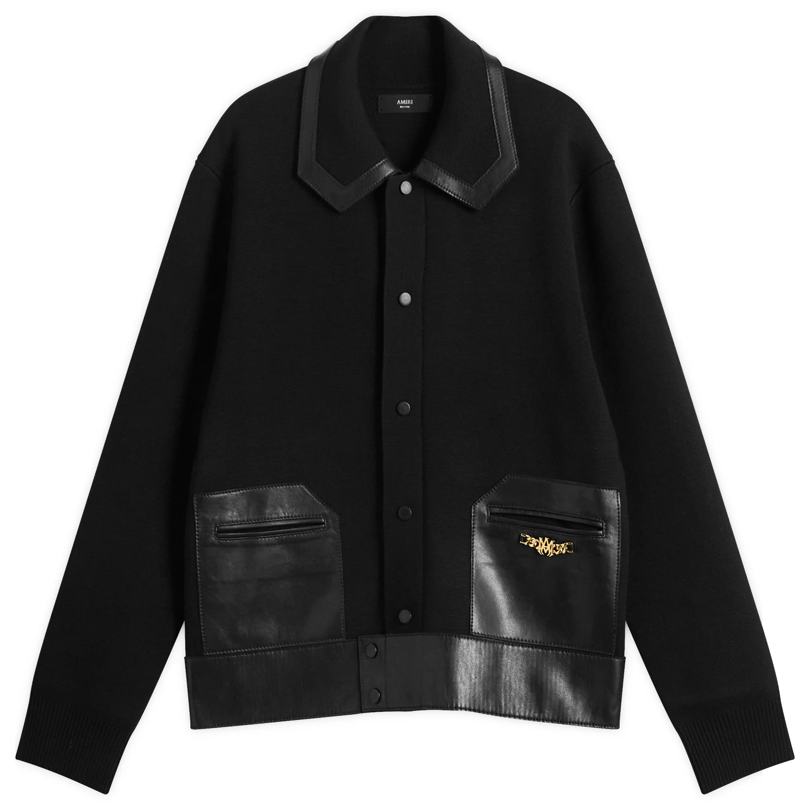 AMIRI Leather Patch MA Cardigan