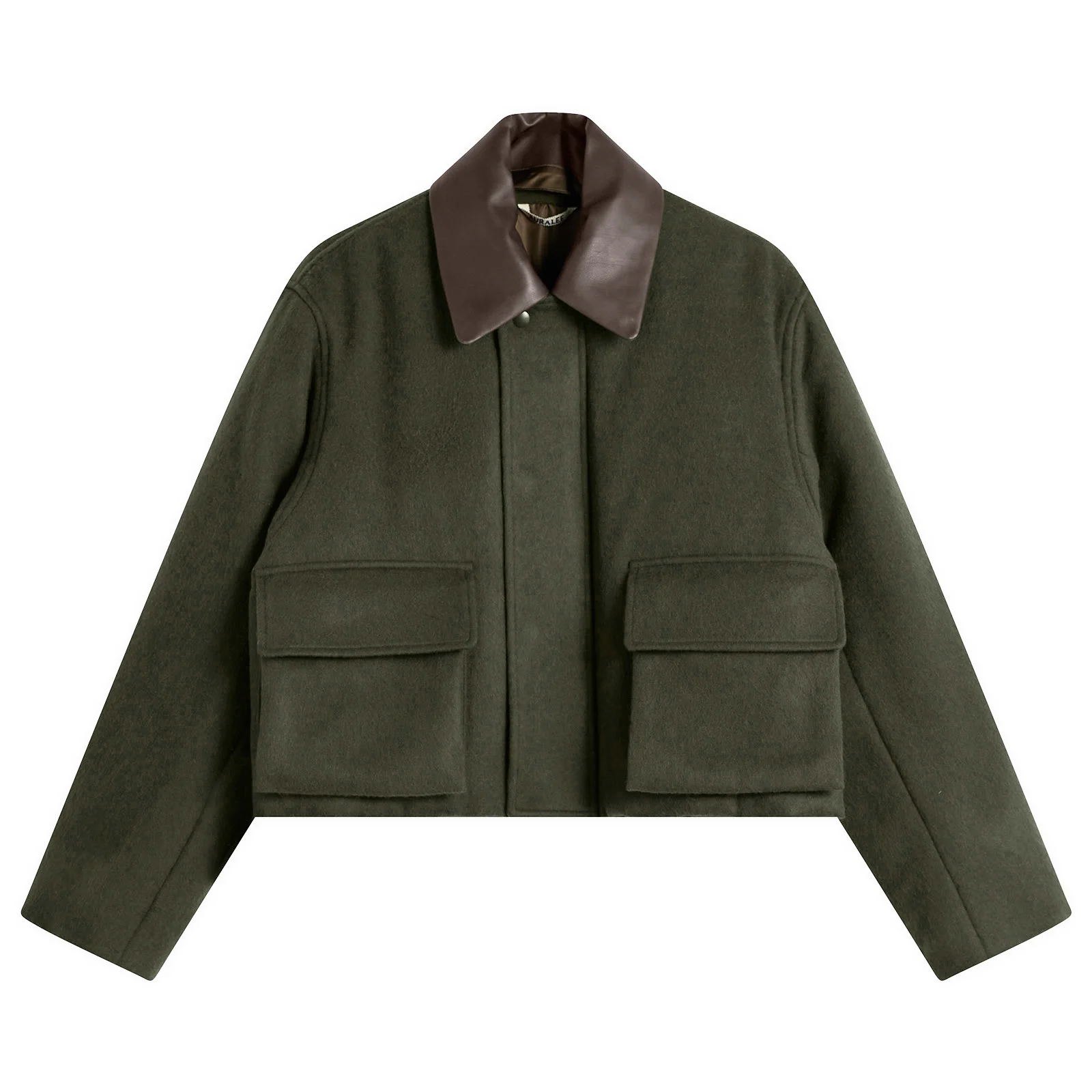 Auralee Flannel Padded Short Jacket