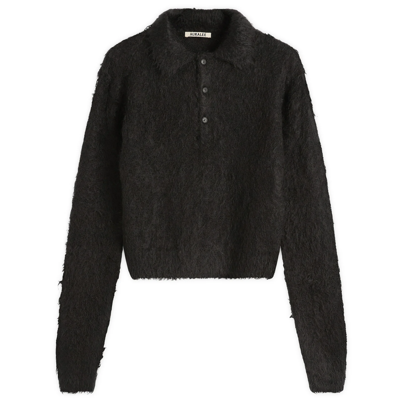 Auralee Mohair Knit Polo