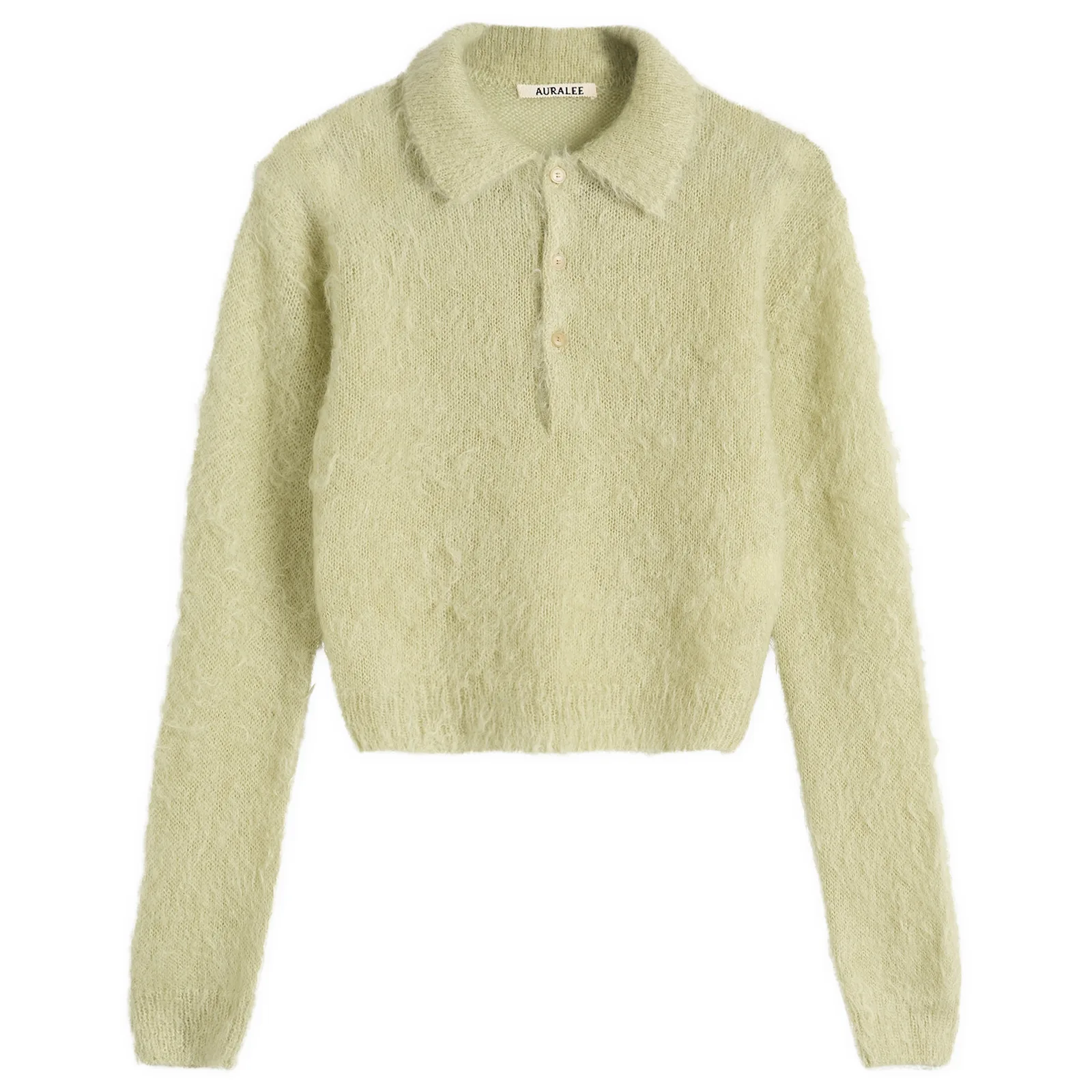 Auralee Mohair Knit Polo