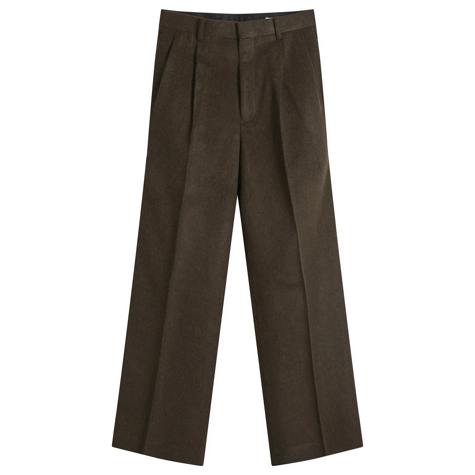 Auralee Flannel Two-Tuck Trousers