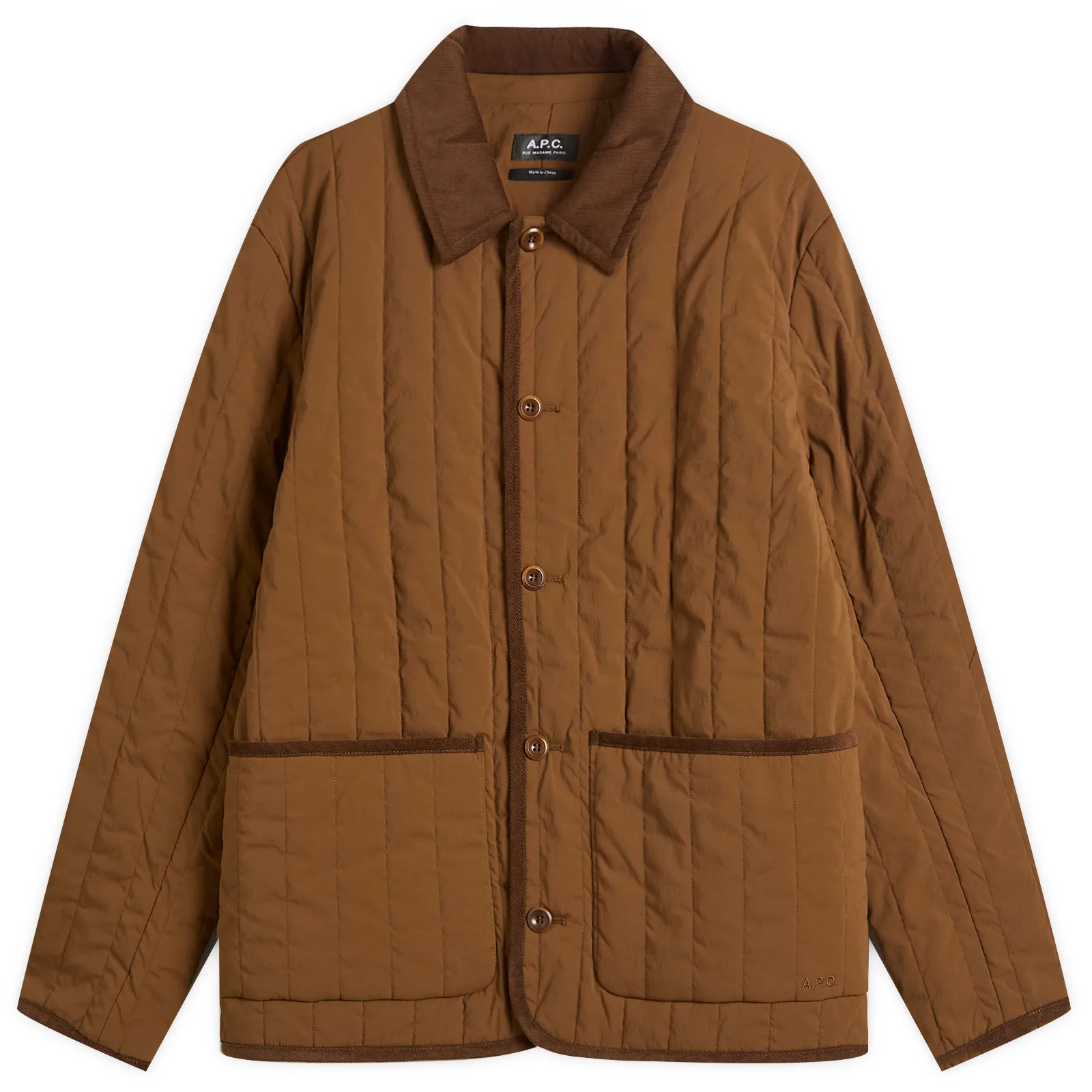 A.P.C. Leone Technical Canvas Quilted Jacket