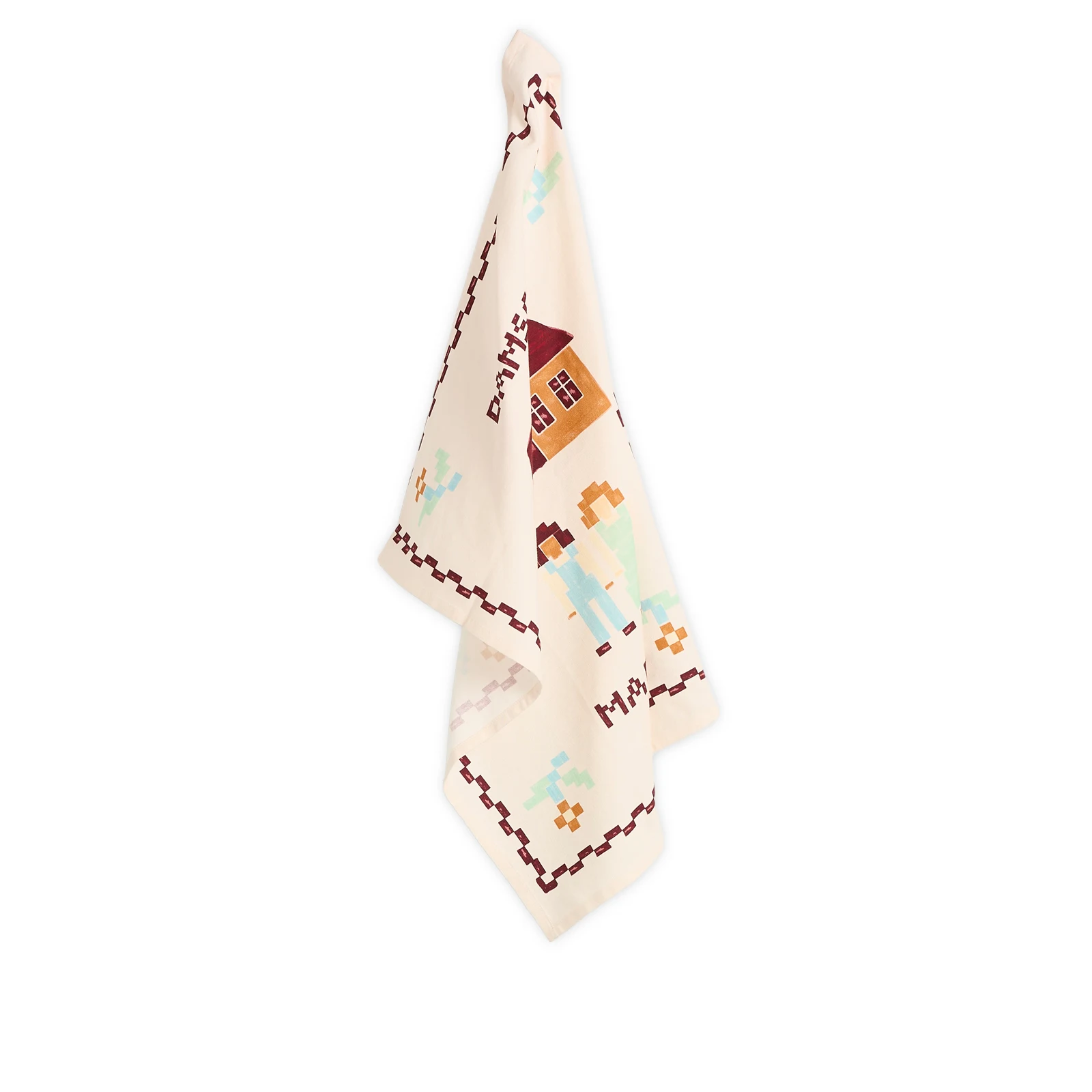 Damson Madder Set Of 2 Tea Towels