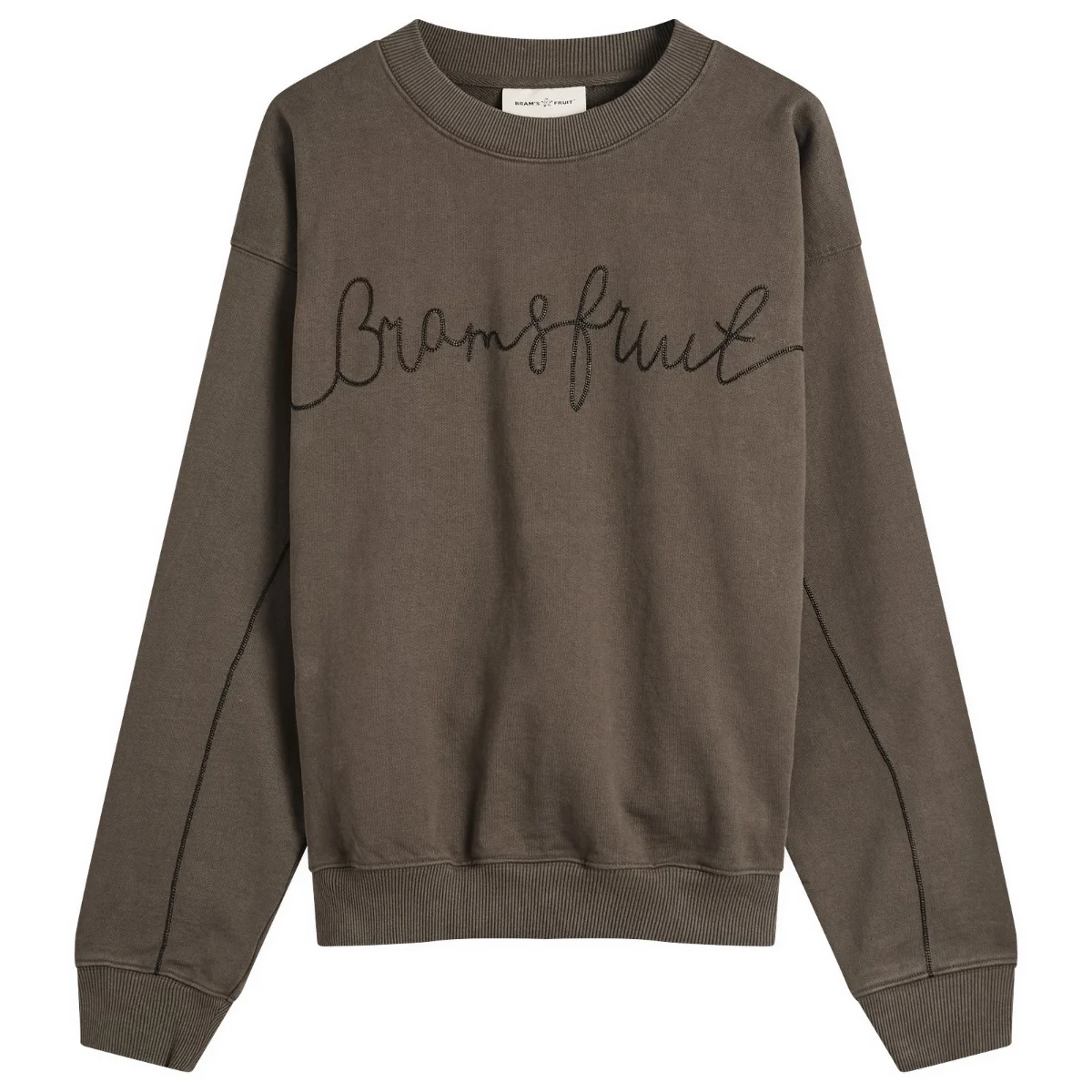 Bram's Fruit Garden Hose Chain Stitch Crewneck Sweatshirt
