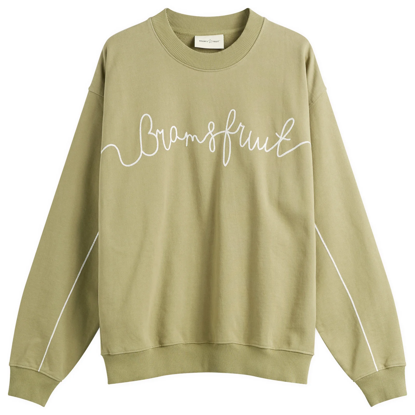 Bram's Fruit Garden Hose Chain Stitch Crewneck Sweatshirt
