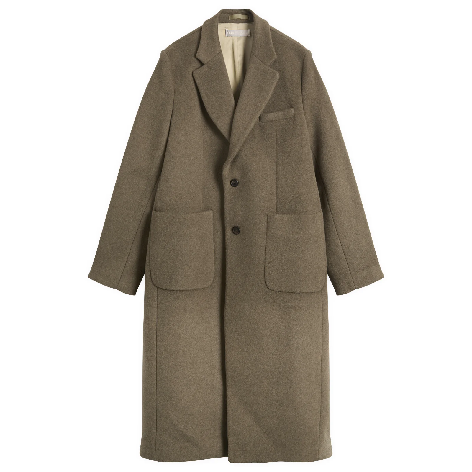 Our Legacy Robe Melton Wool Overcoat
