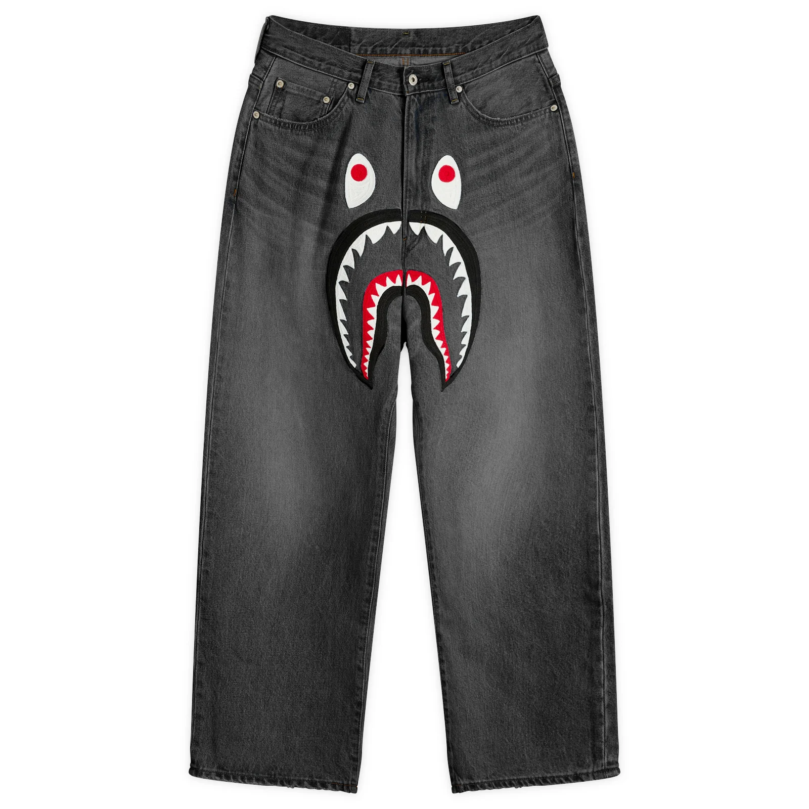 A Bathing Ape Shark Loose Fit 13oz Jeans