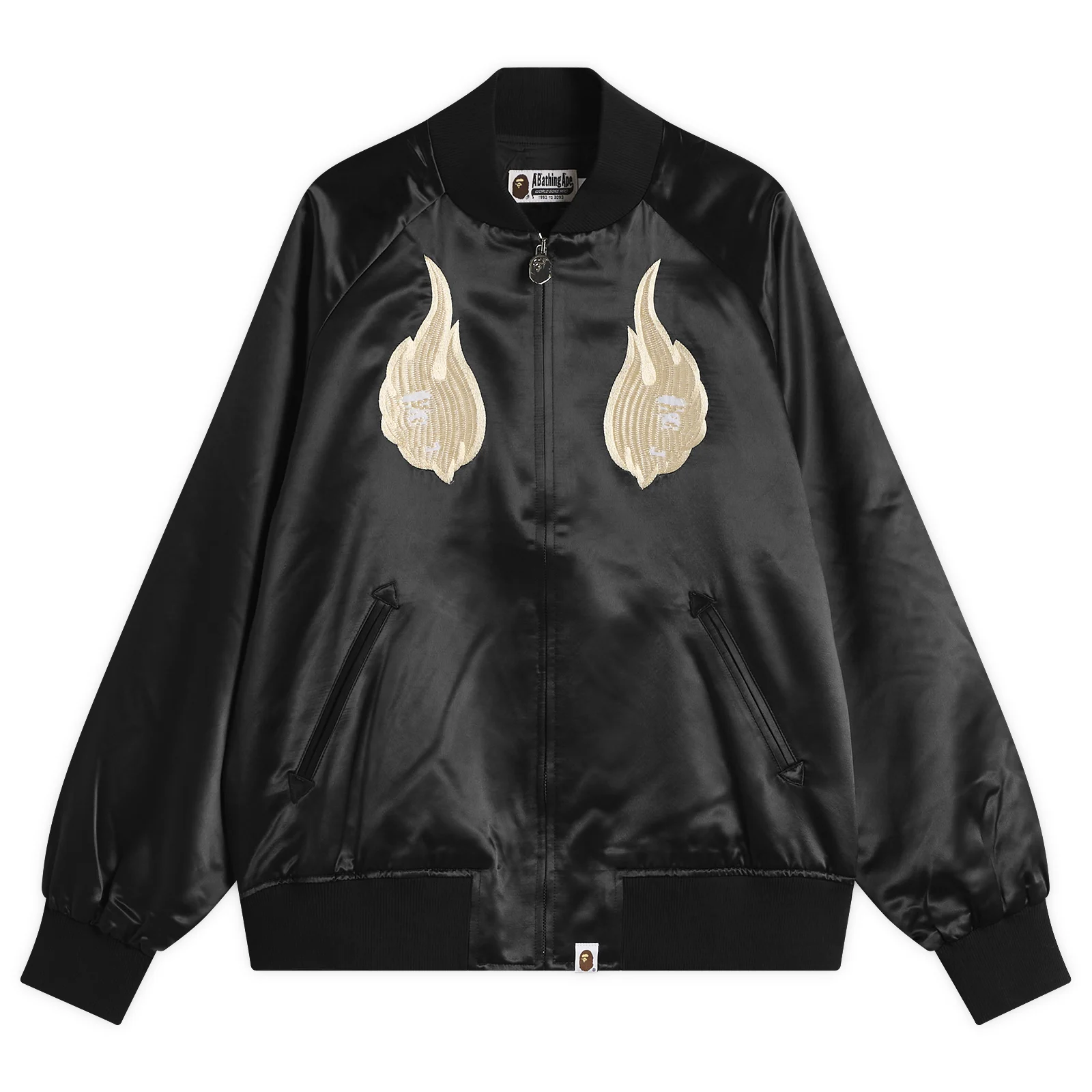 A Bathing Ape Skeleton Logo Souvenir Jacket