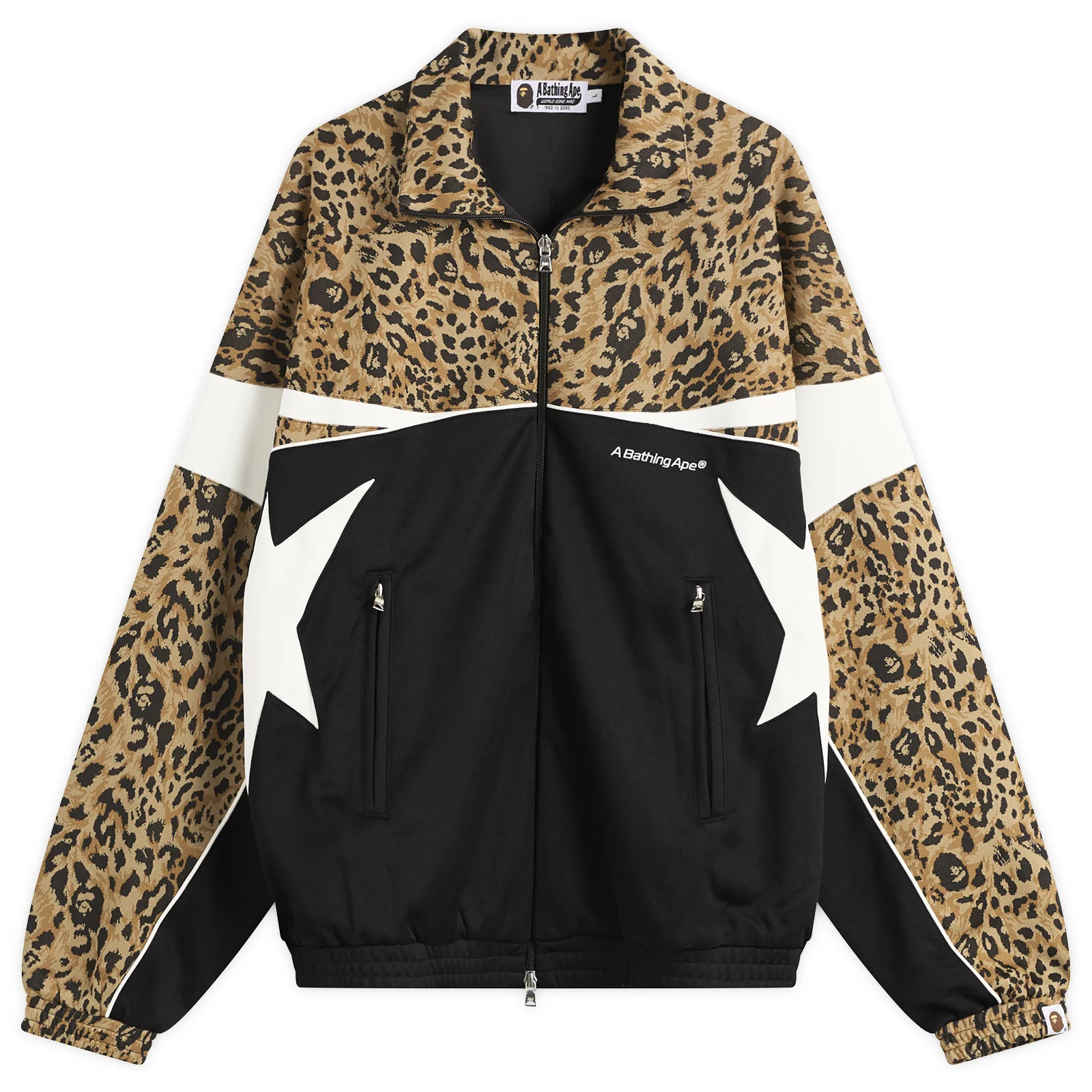 A Bathing Ape Wild Leopard Print Track Jacket