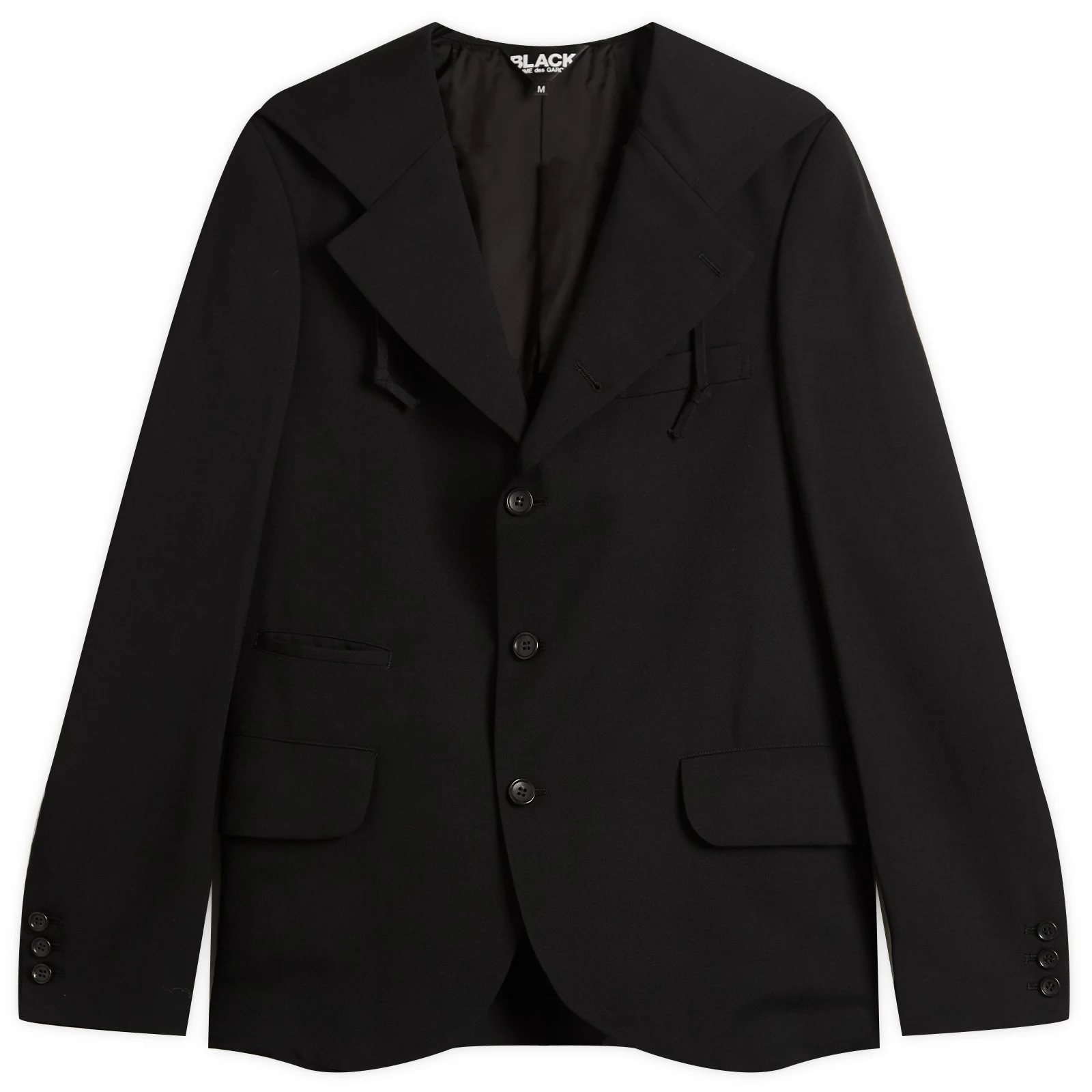 Comme des Garçons Black Hooded Blazer