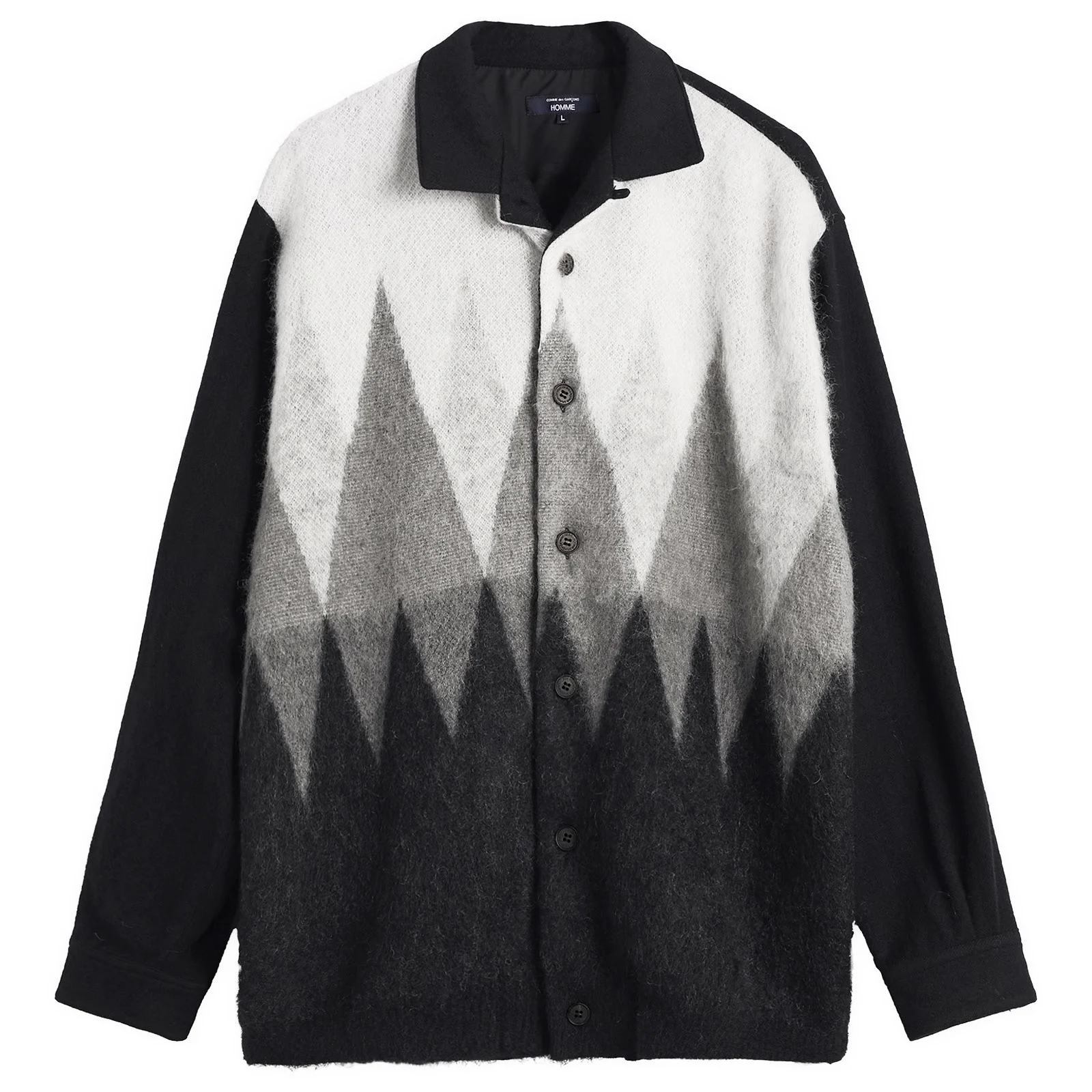Comme des Garçons Homme Diamond Knit Polo