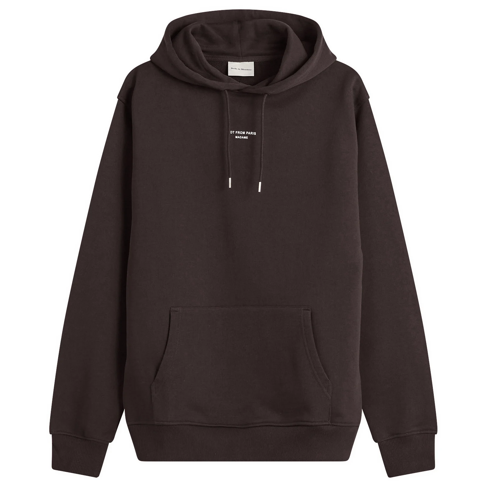 Drole De Monsieur Classic Slogan Hoodie